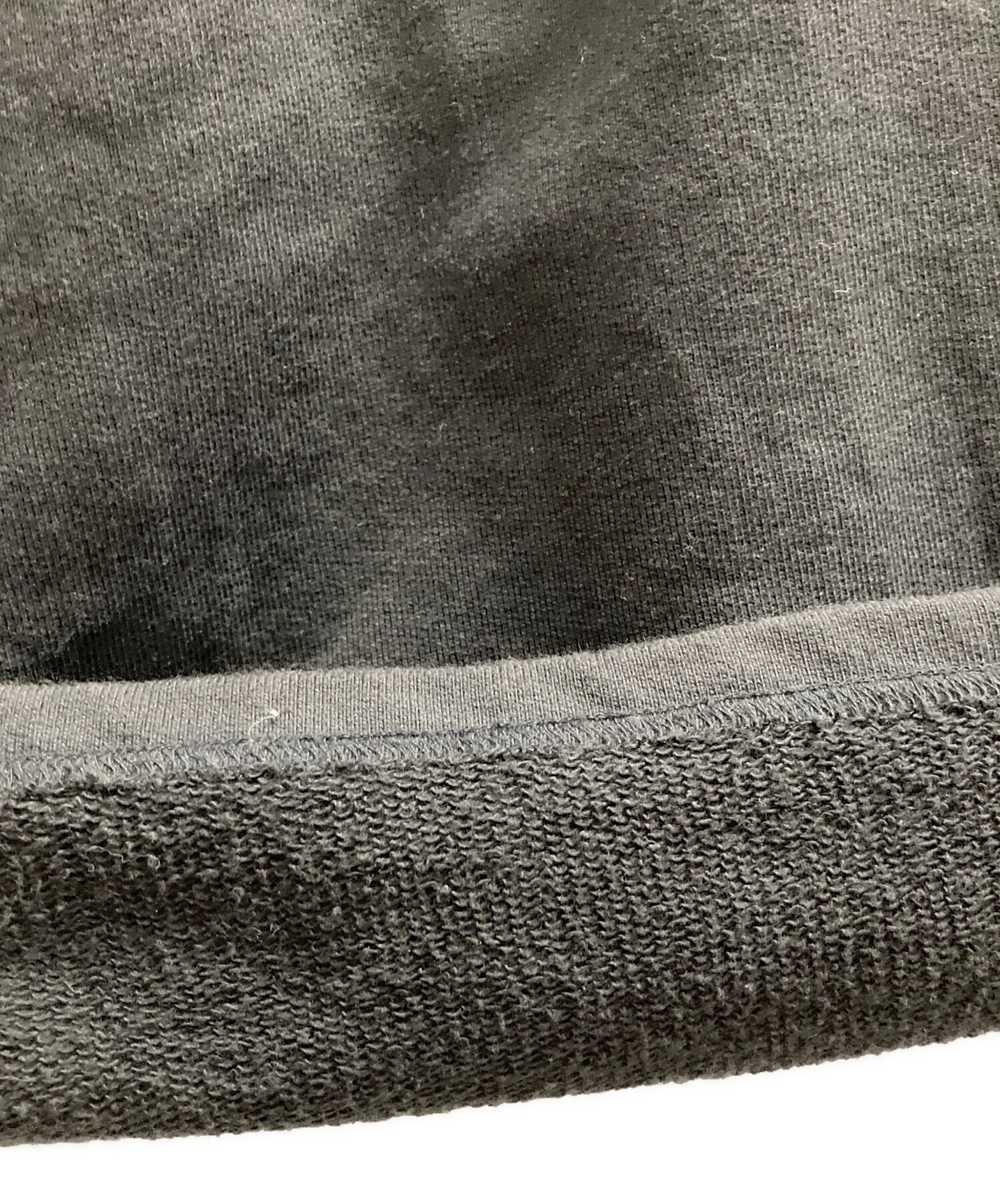中古・古着通販】ANCELLM (アンセルム) 3/4 TUCK SWEAT SHORTS BLACK