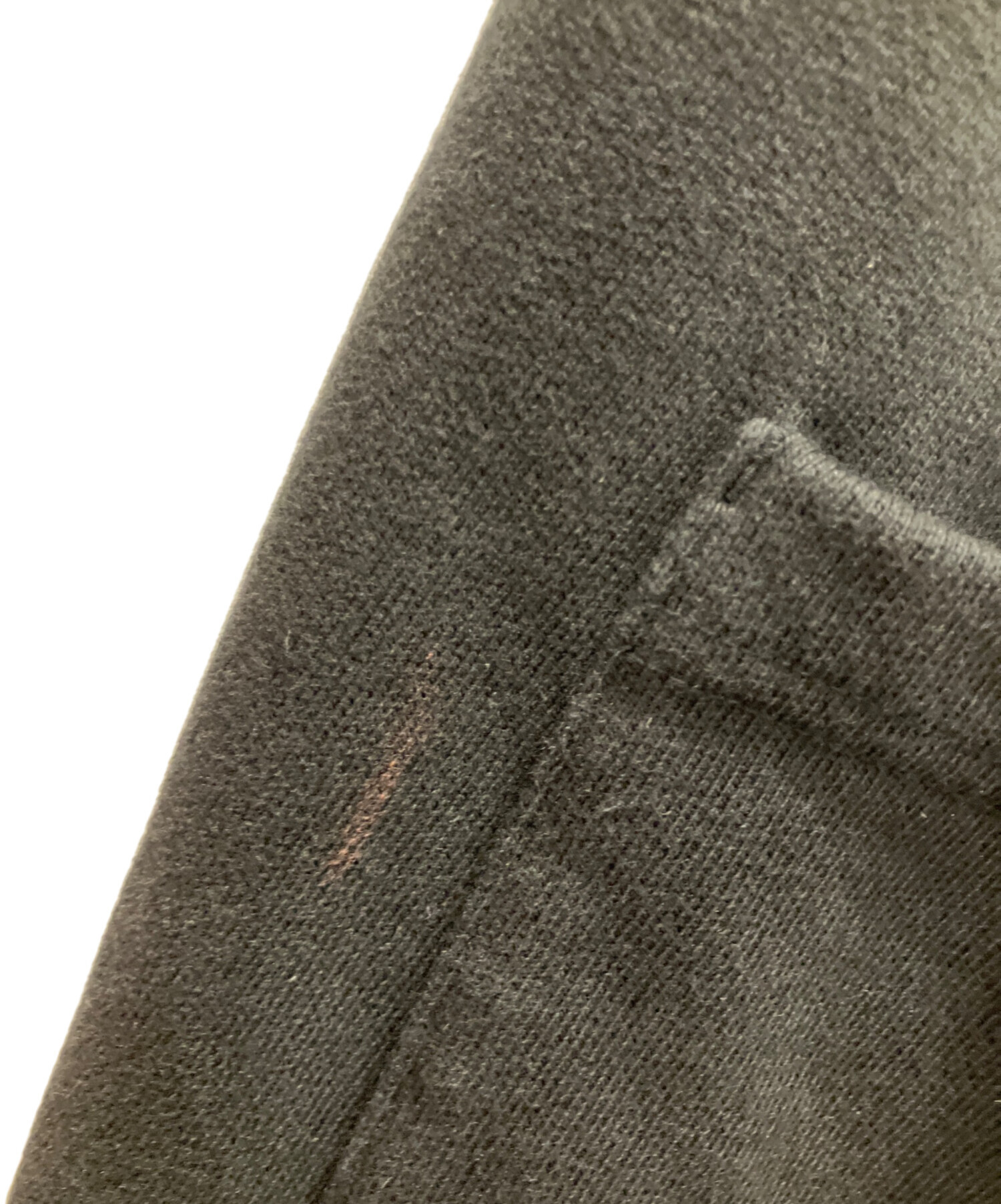 中古・古着通販】ANCELLM (アンセルム) 3/4 TUCK SWEAT SHORTS BLACK