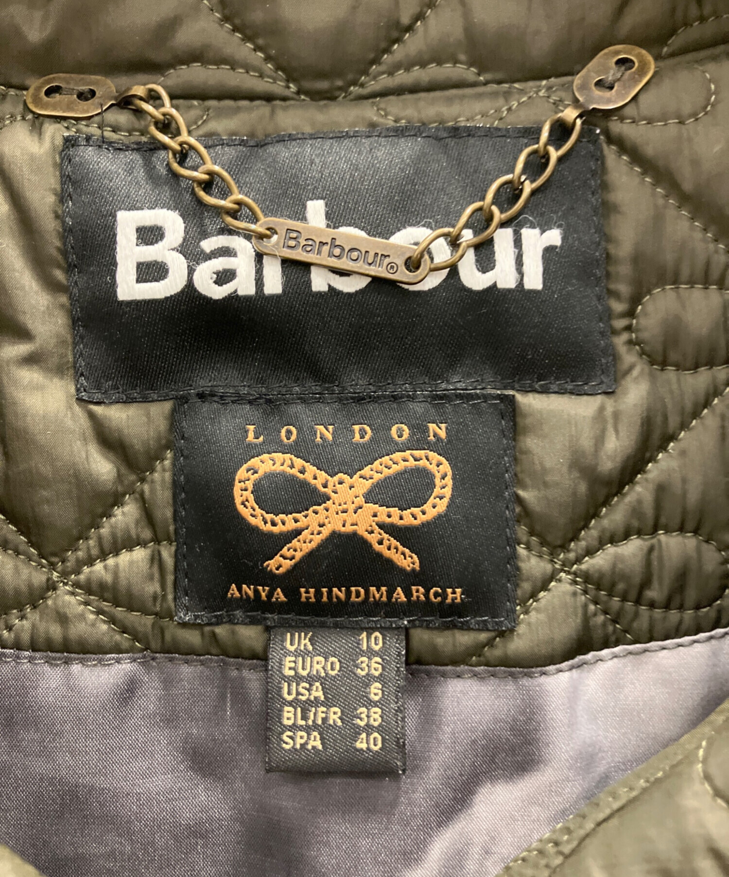 中古・古着通販】Barbour (バブアー) ANYA HINDMARCH (アニヤ