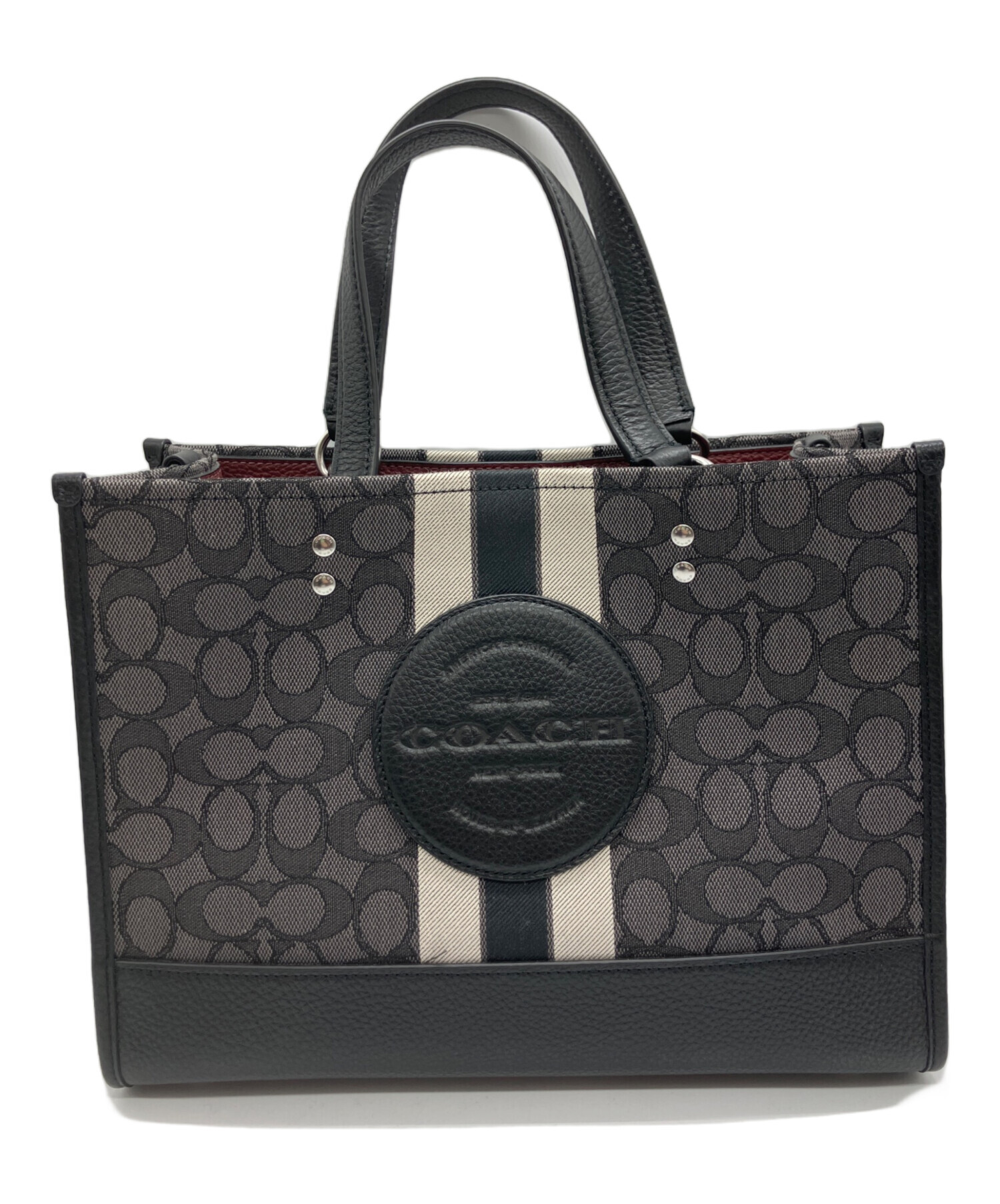 coach コーチ　デンプシー　バッグ　ブラック 中古・古着通販】COACH (コーチ) デンプシートートバッグ ブラック