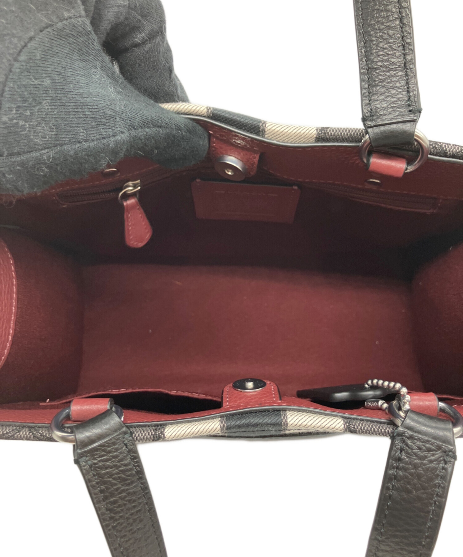 中古・古着通販】COACH (コーチ) デンプシートートバッグ ブラック