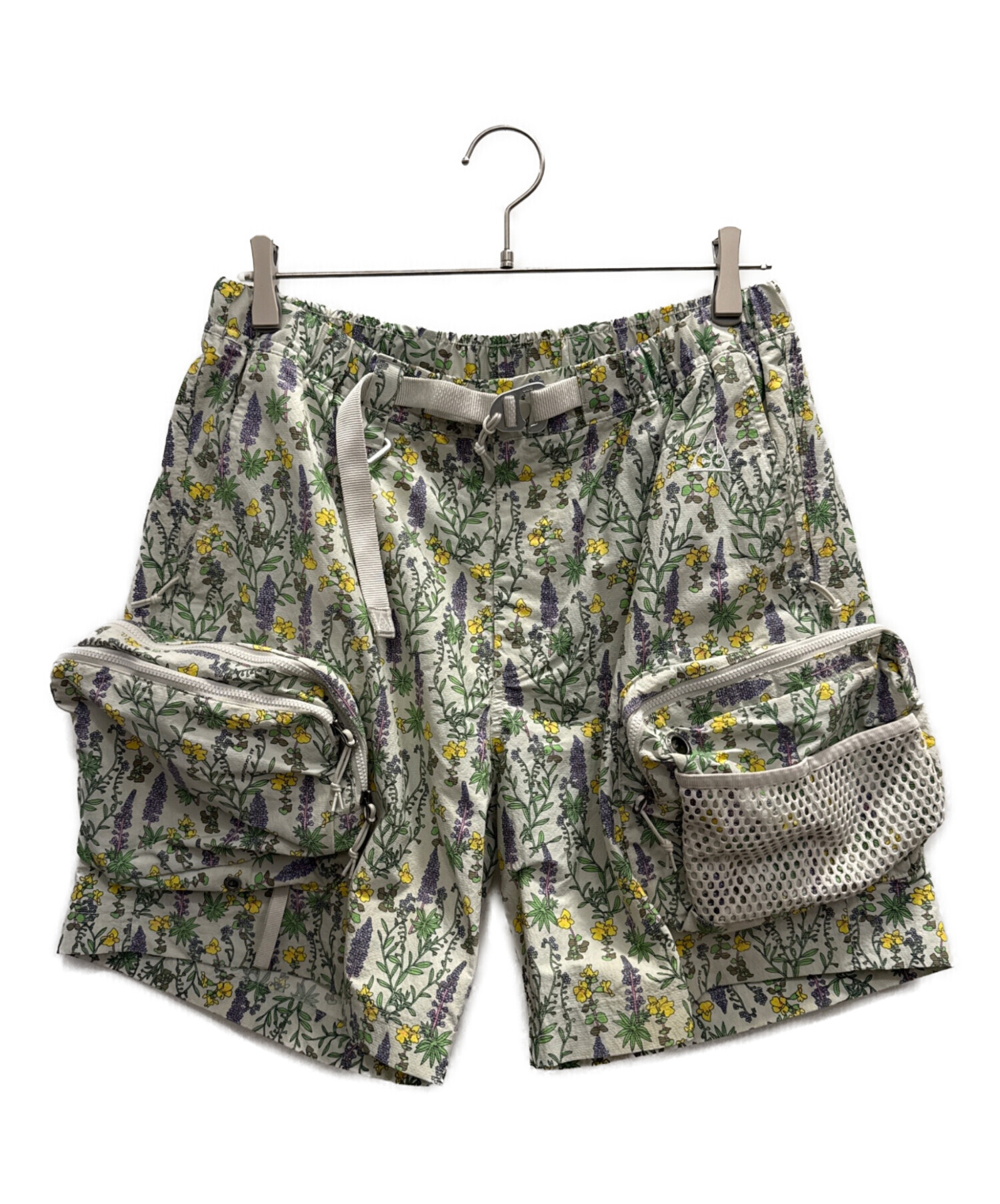 【希少サイズ2XL】NIKE ACG カーゴパンツ ハーフパンツ カーキ 中古・古着通販】NIKE ACG (ナイキエーシージー) 総柄ハーフパンツ