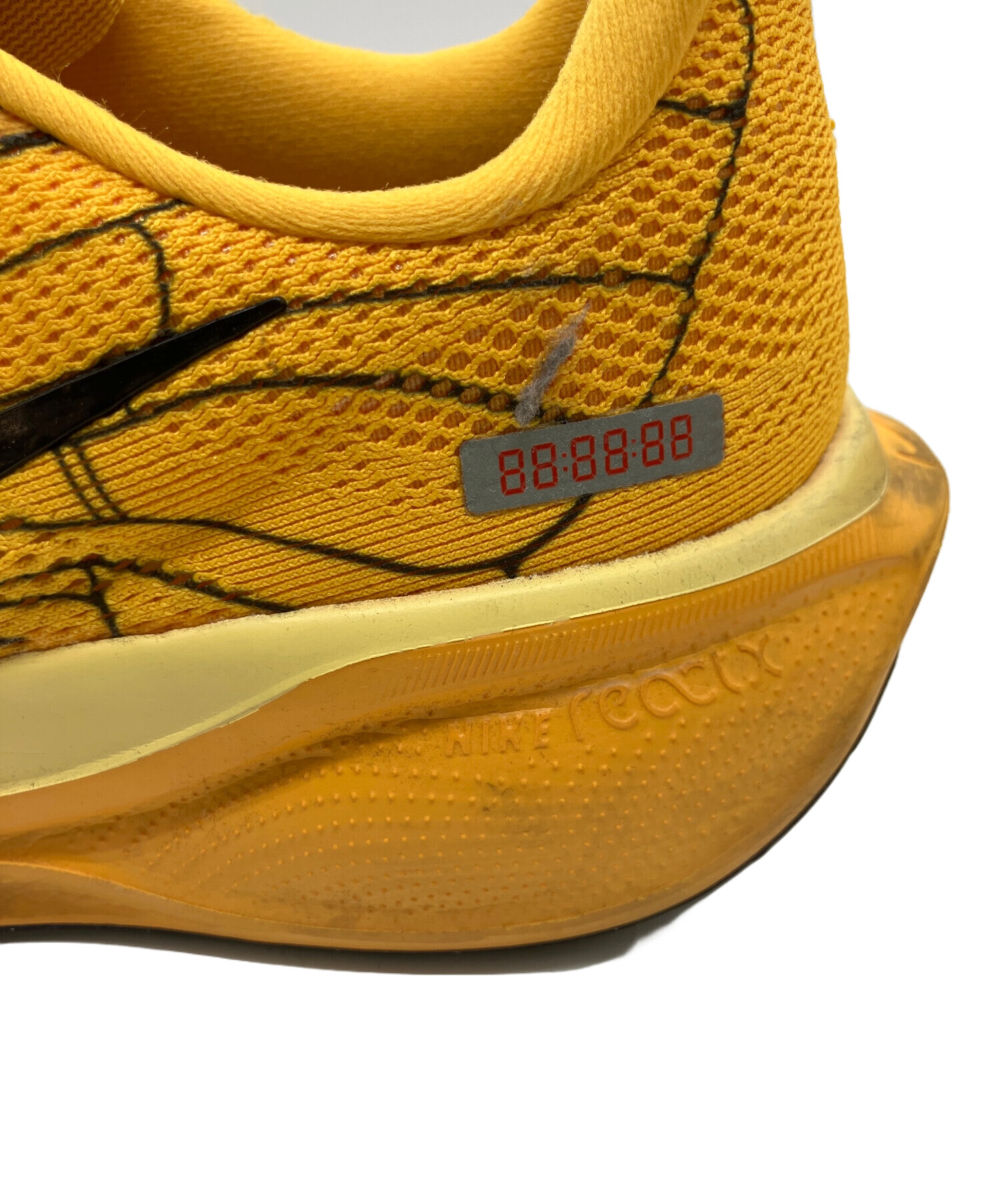 中古・古着通販】NIKE (ナイキ) ランニングシューズ イエロー サイズ