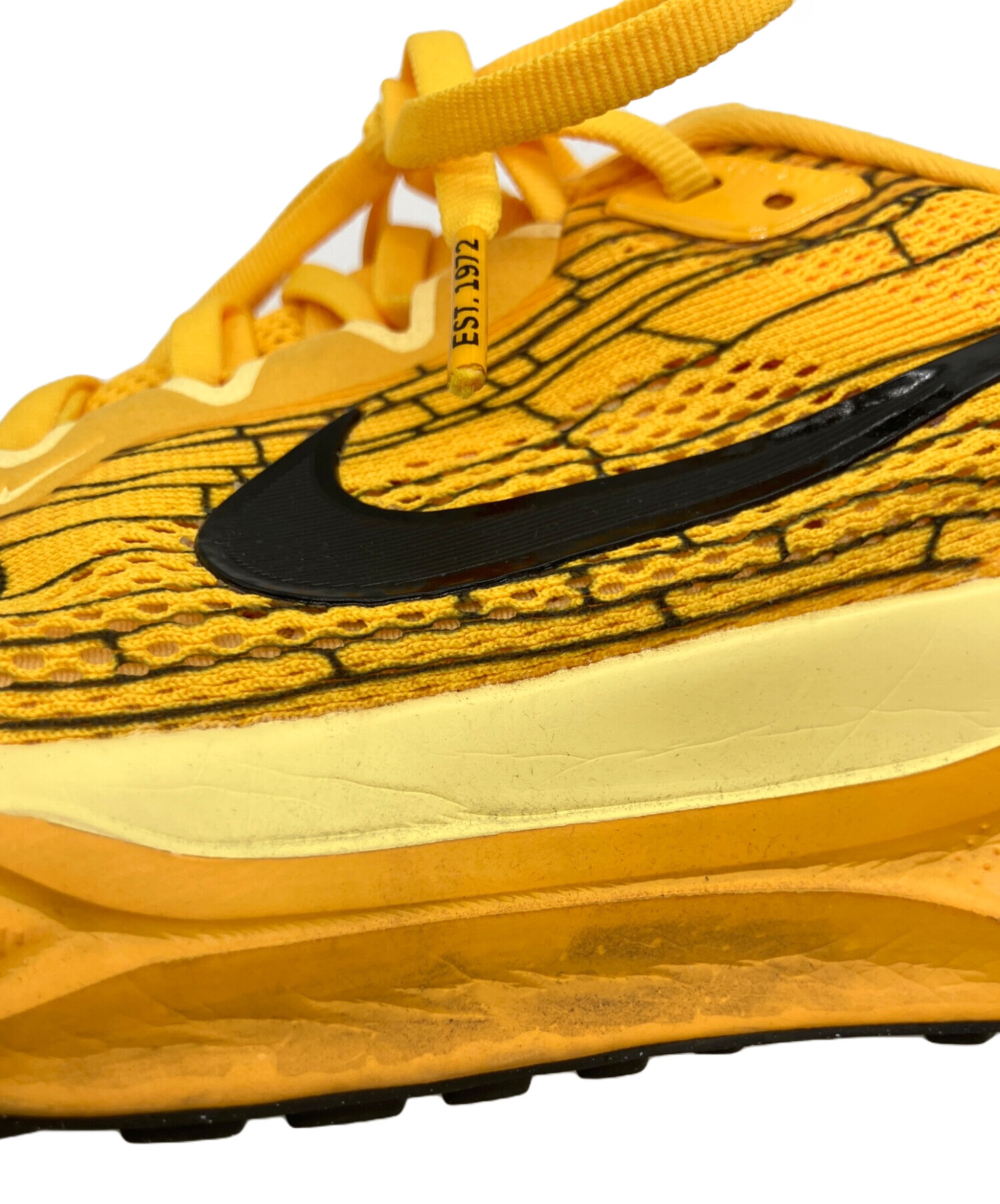 中古・古着通販】NIKE (ナイキ) ランニングシューズ イエロー サイズ