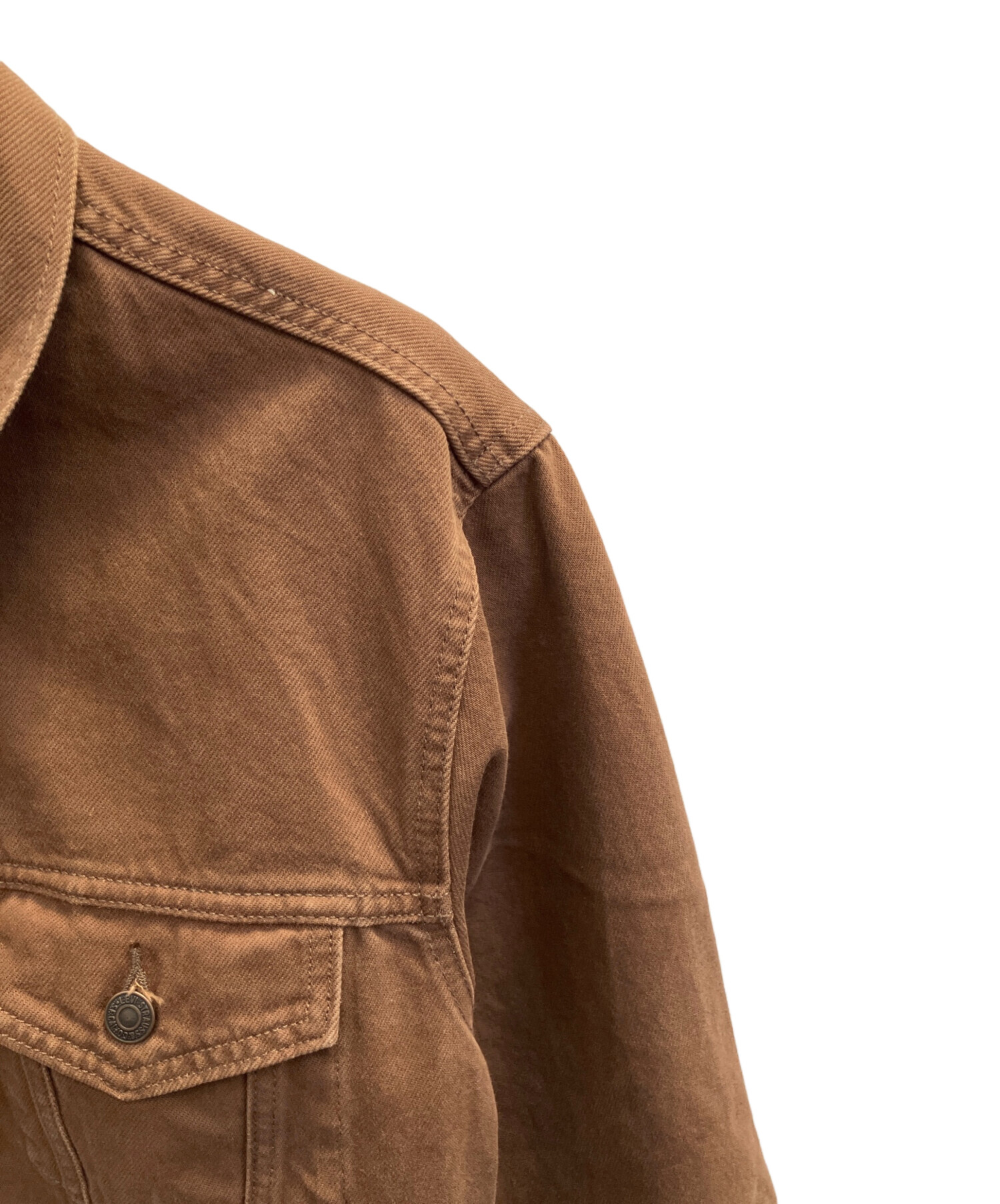 中古・古着通販】LEVI'S (リーバイス) デニムジャケット ブラウン
