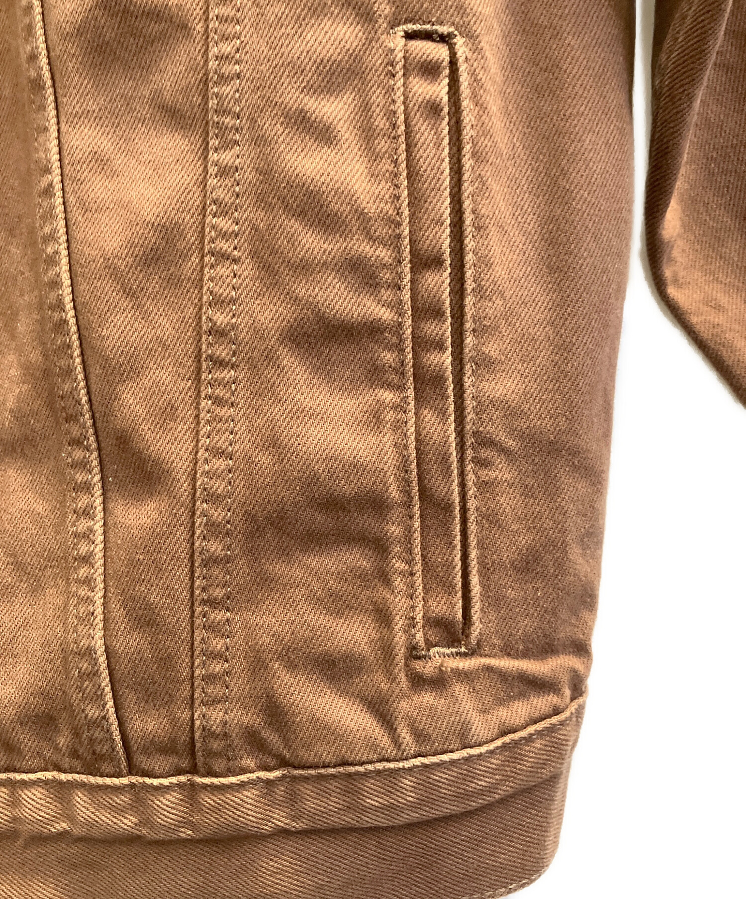 中古・古着通販】LEVI'S (リーバイス) デニムジャケット ブラウン