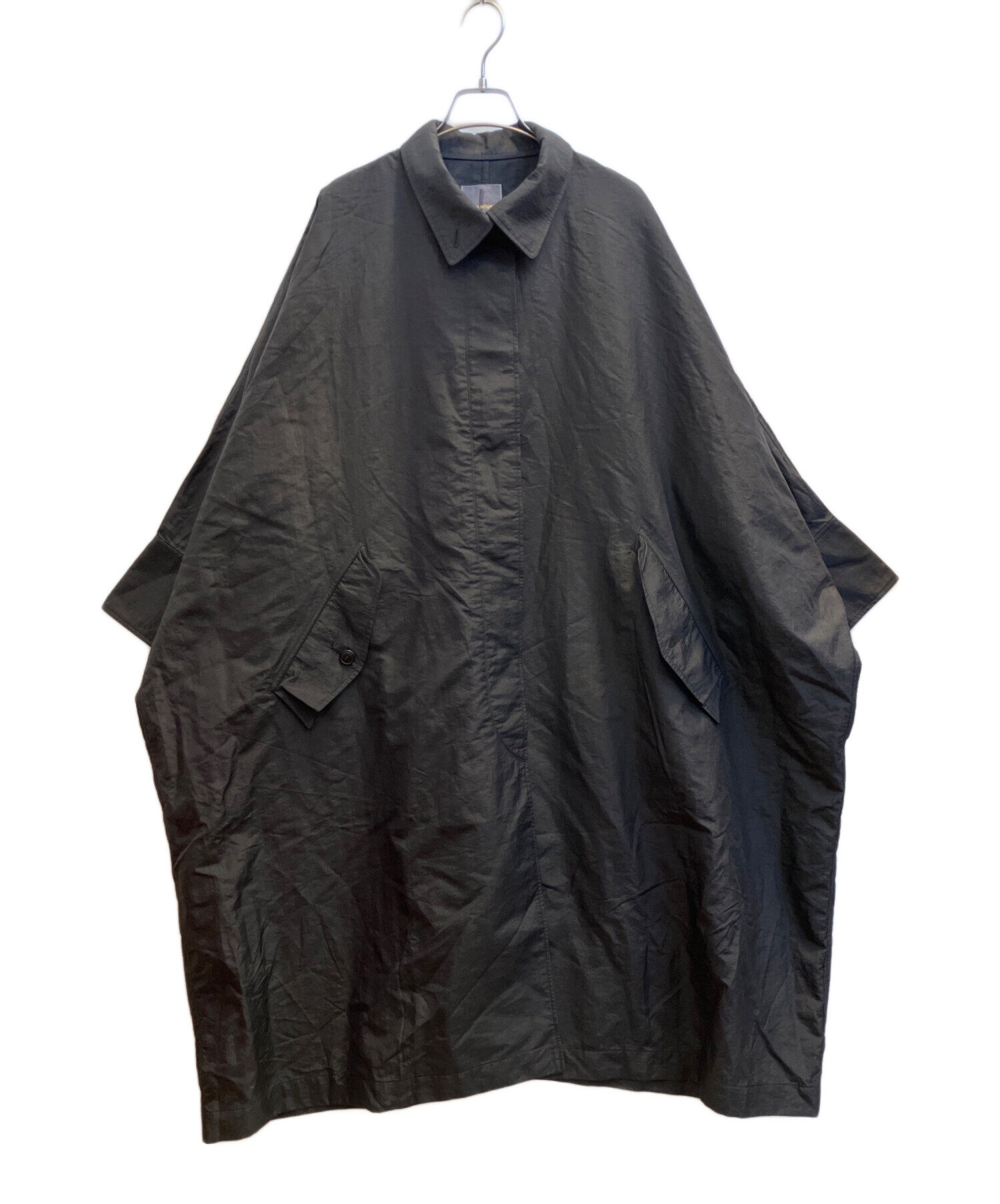 中古・古着通販】ISSEY MIYAKE (イッセイミヤケ) イカコート ブラック