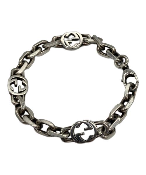 中古・古着通販】GUCCI (グッチ) インターロッキングGブレスレット