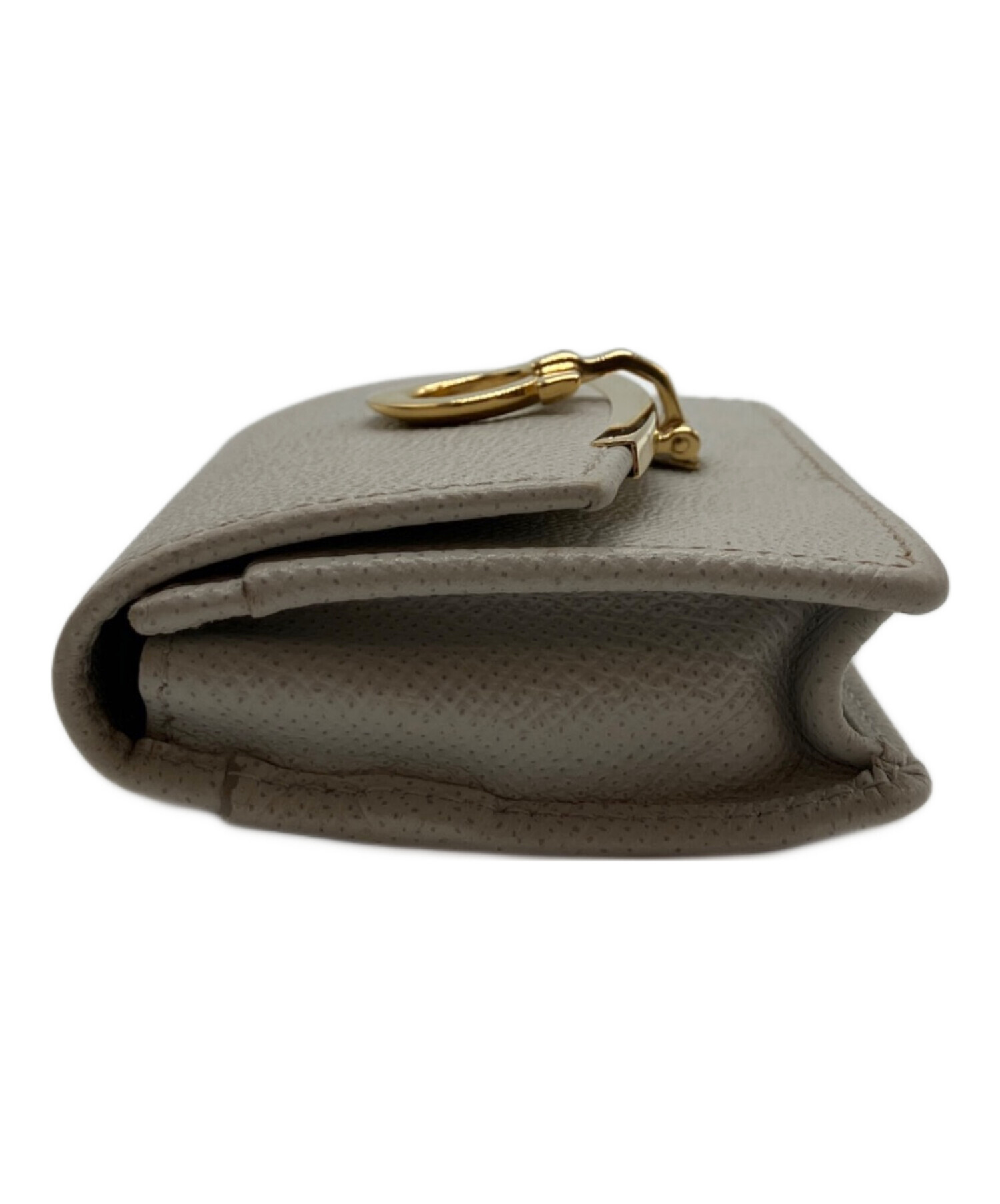 【未使用】フェラガモ・ケース・ガンチーニ・レザー・グレー・小銭入れ 中古・古着通販】Salvatore Ferragamo (サルヴァトーレ フェラガモ