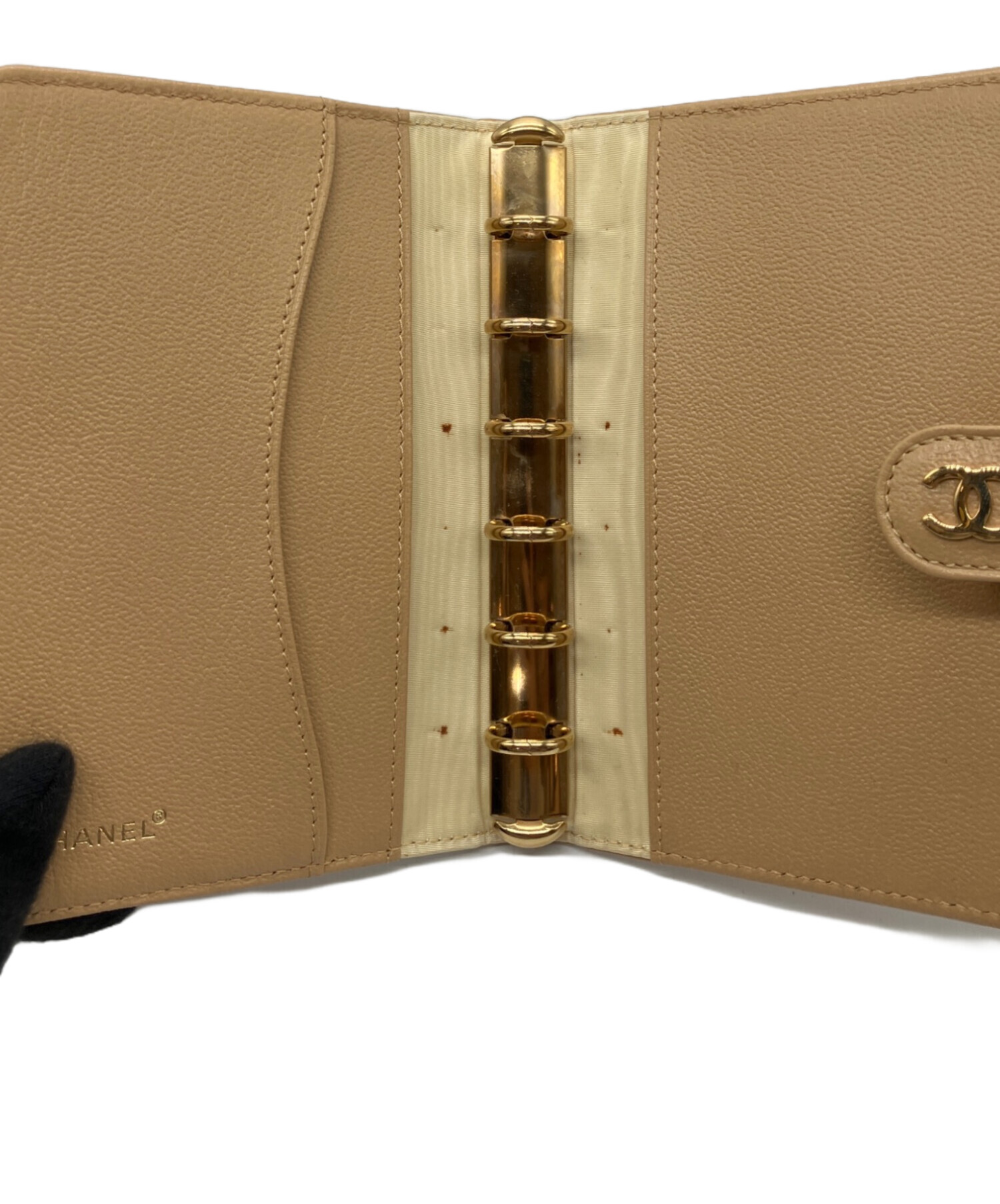 中古・古着通販】CHANEL (シャネル) 手帳カバー ベージュ｜ブランド 