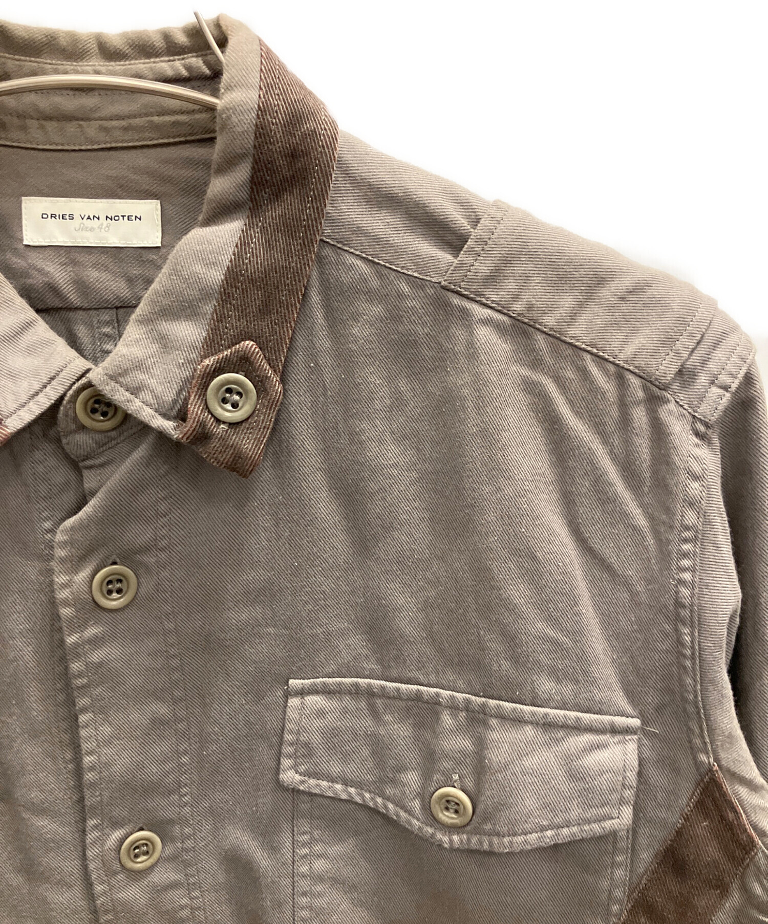 Dries van noten 16aw シャツ　48サイズ 中古・古着通販】DRIES VAN NOTEN (ドリスヴァンノッテン) 長袖シャツ