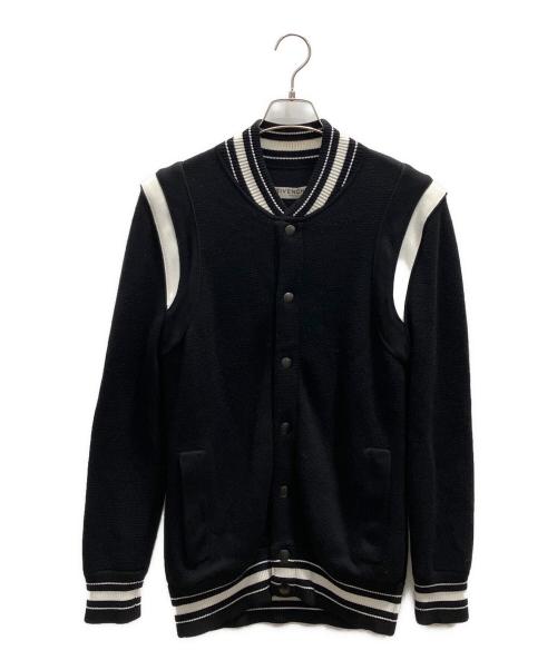 ジバンシィ サイズ:L  BMJ0DT30Q6 ロゴジャガードトラックブルゾン 中古 OM10 中古・古着通販】GIVENCHY (ジバンシィ) ロゴワッペンニットテディ