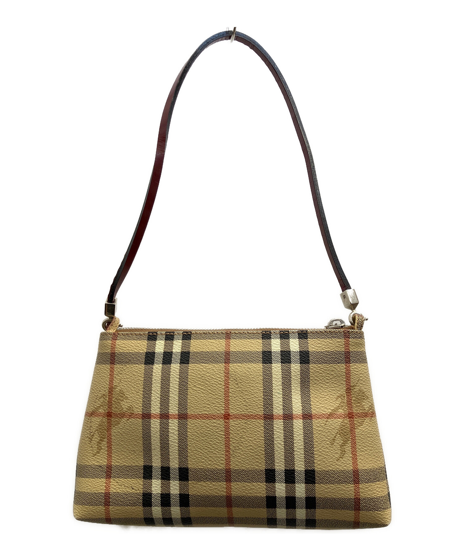 中古・古着通販】BURBERRY (バーバリー) ノバチェックハンドポーチ
