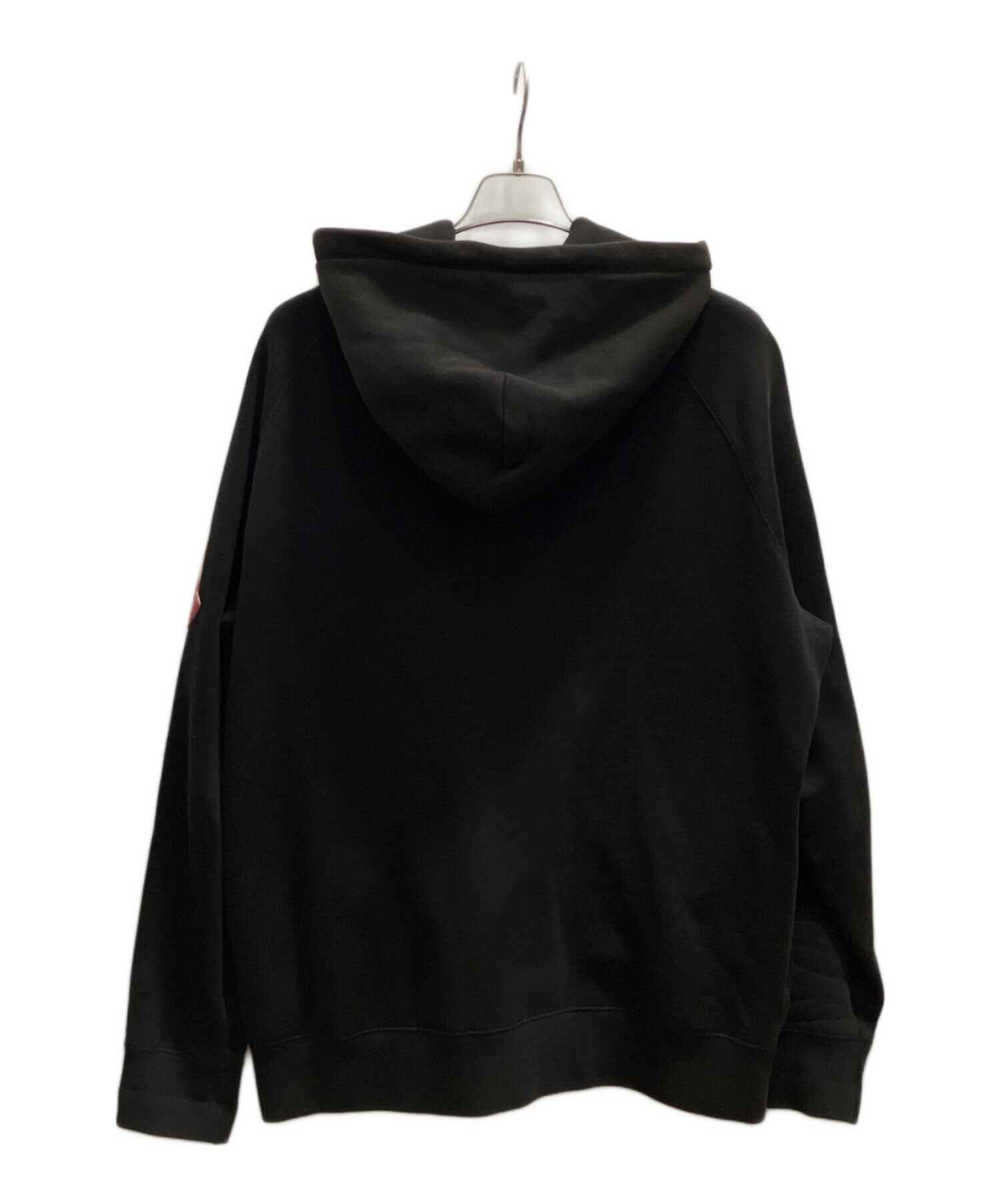 モンクレール 20年 コットン パーカー L ブラック 中古・古着通販】MONCLER (モンクレール) ジップパーカー ブラック