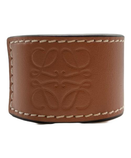 巾着付き LOEWE ロエベ ブラウン スラップ ブレスレット 中古・古着通販】LOEWE (ロエベ) スラップ ブレスレット スモール