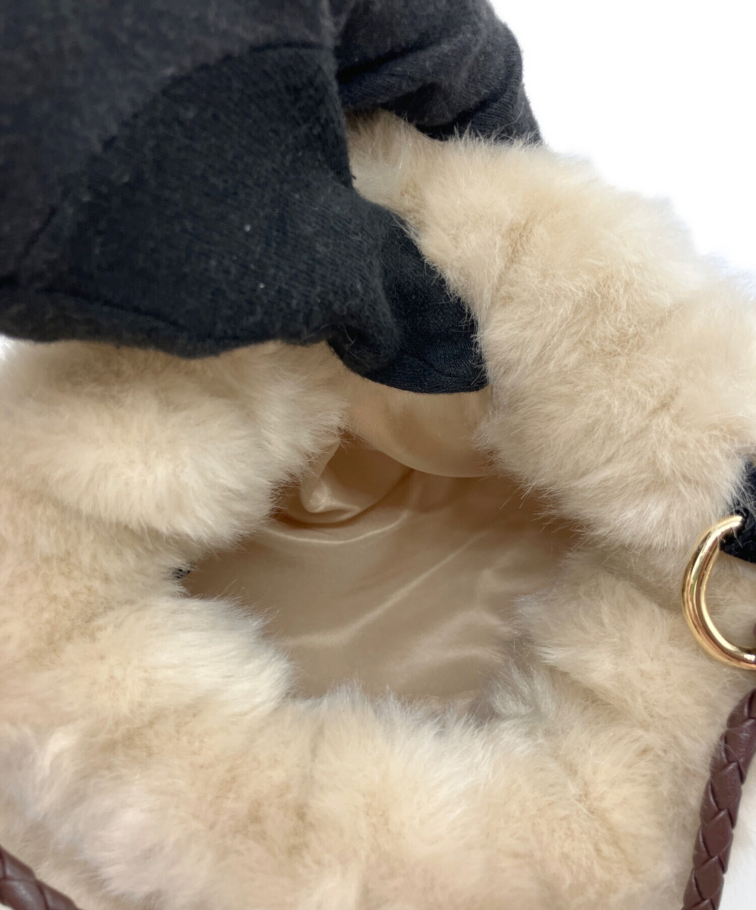 中古・古着通販】a point etc (アー ポワン ウテセ) ファーショルダー