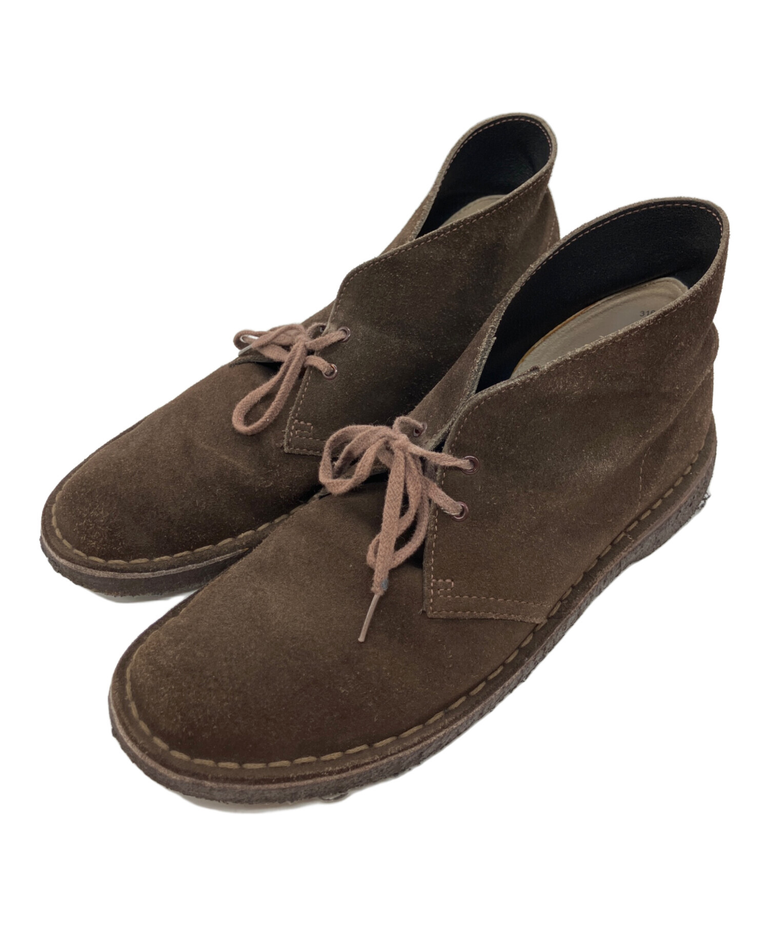 中古・古着通販】CLARKS (クラークス) スウェードシューズ ブラウン