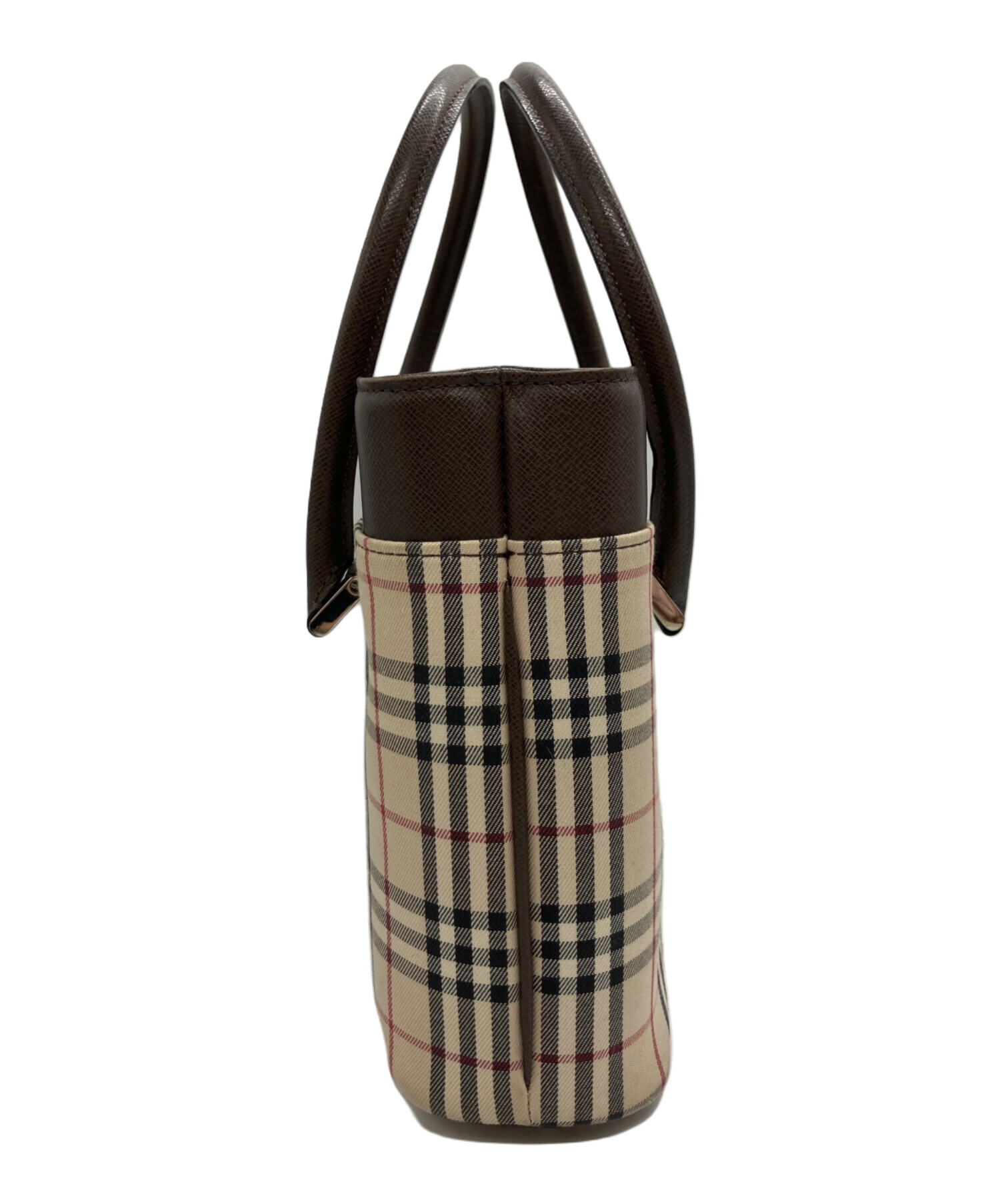 中古・古着通販】BURBERRY (バーバリー) ノバチェックハンドバッグ