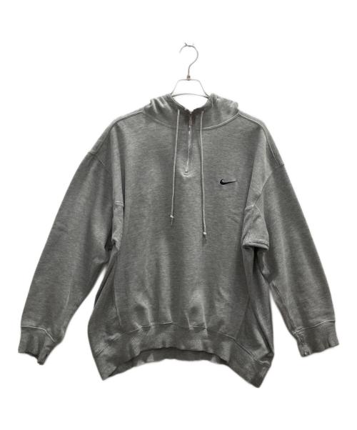 中古・古着通販】NIKE (ナイキ) 銀タグハーフジップパーカー グレー