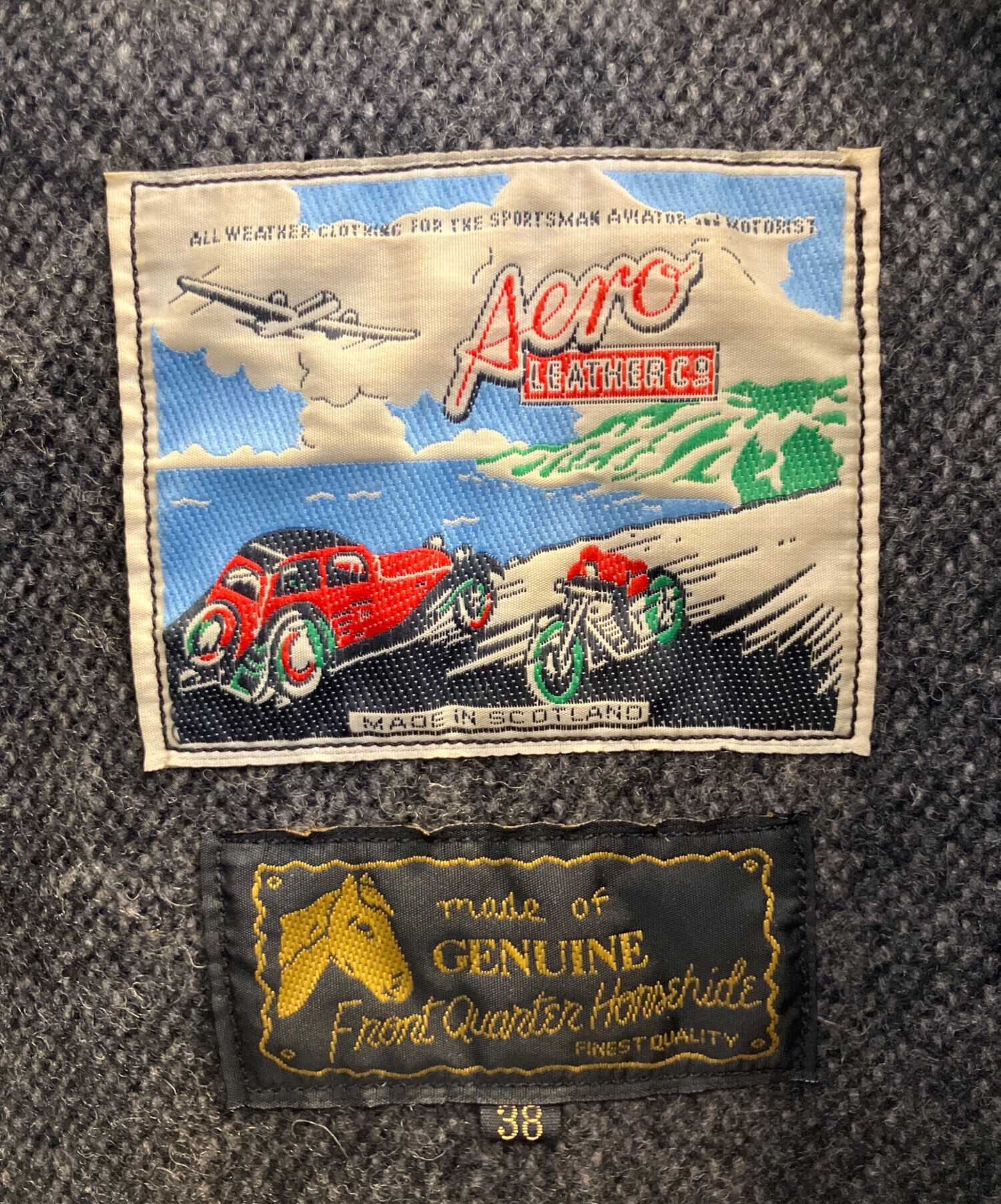 中古・古着通販】Aero LEATHER (エアロレザー) レザージャケット 