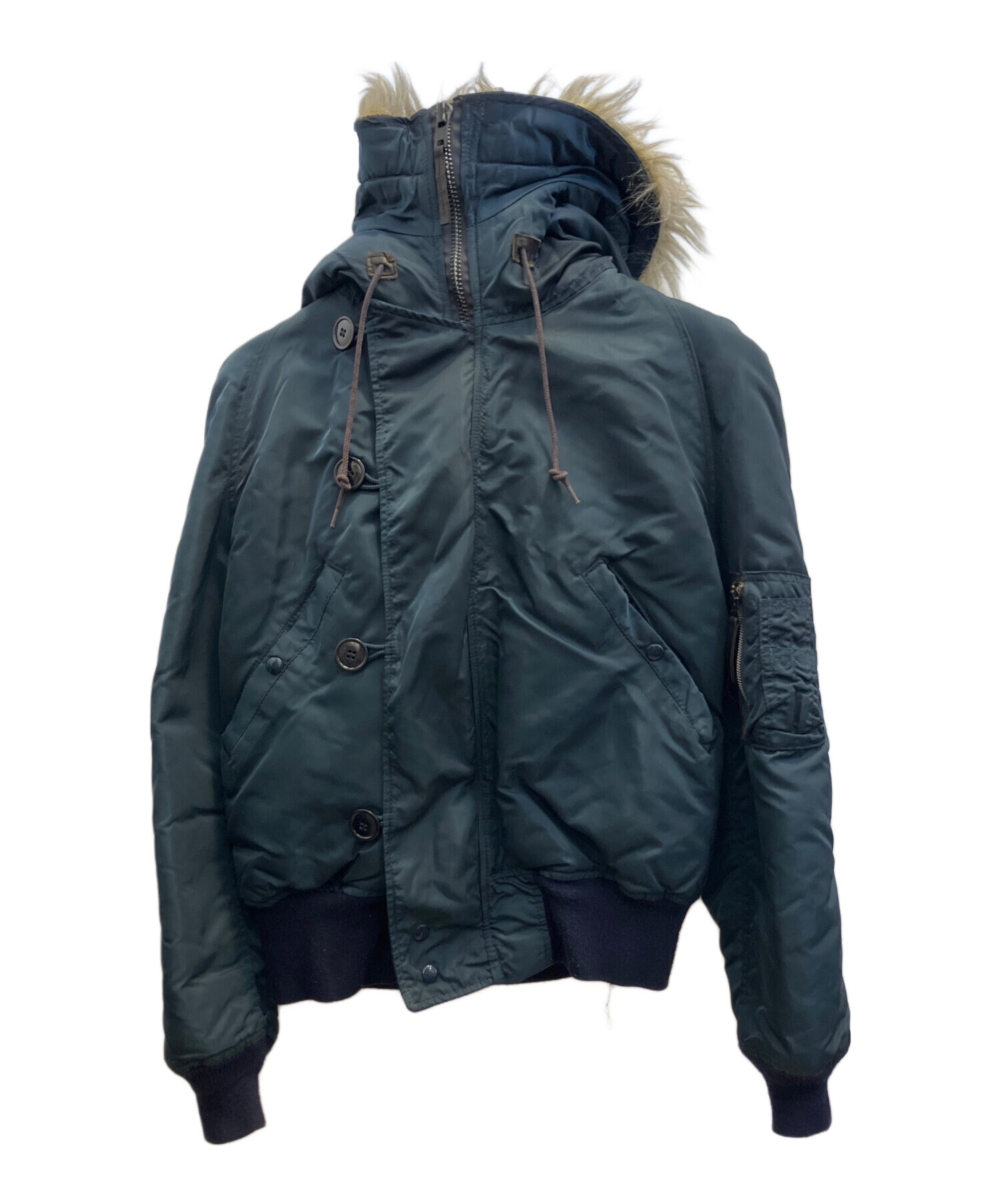 n2b alphaジャケット　古着 古着 民間品 アルファ ALPHA N-2B ミリタリー フライトジャケット USA