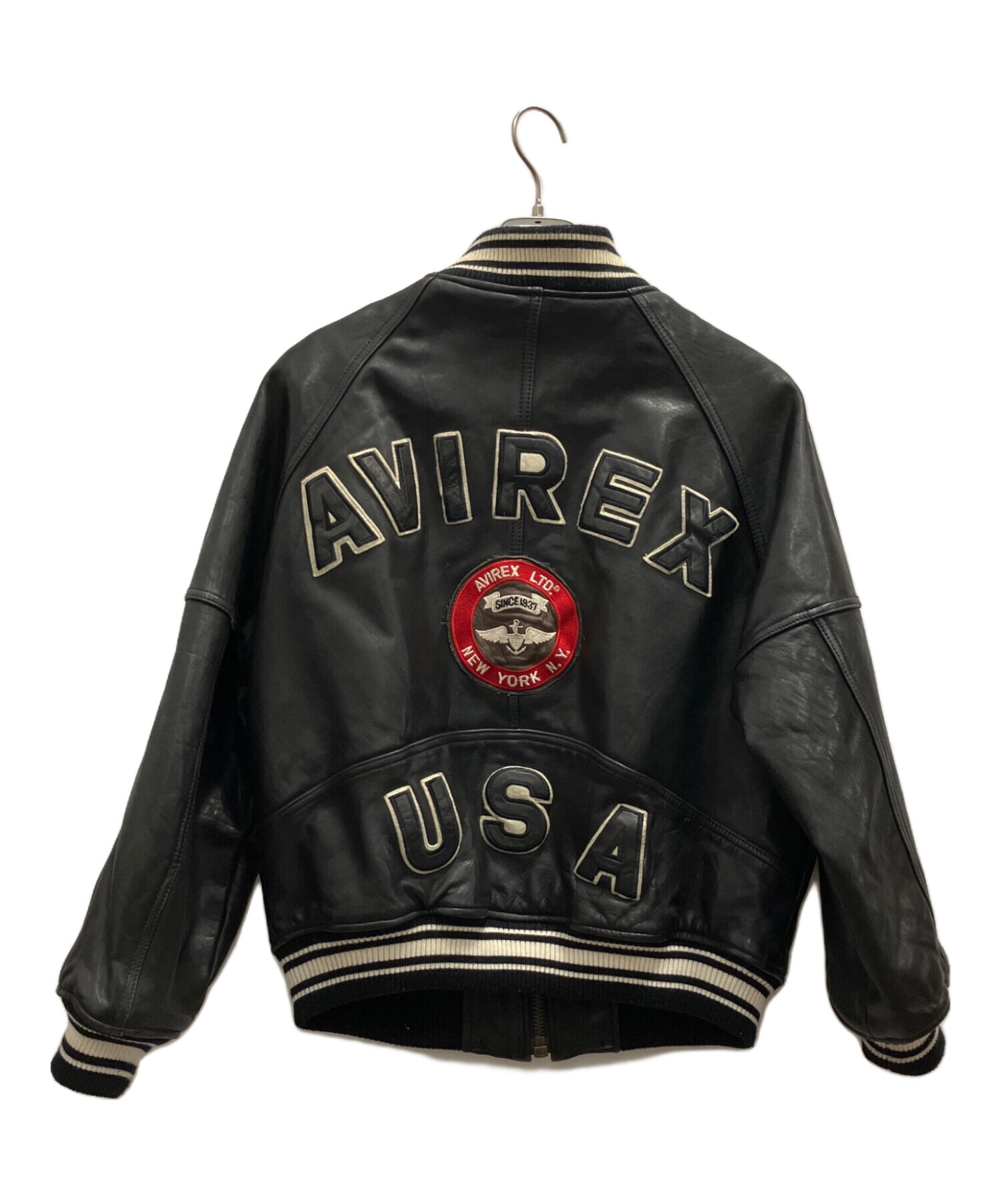 Avirex スタジャン 中古・古着通販】AVIREX (アヴィレックス) スタジャン ブラック サイズ