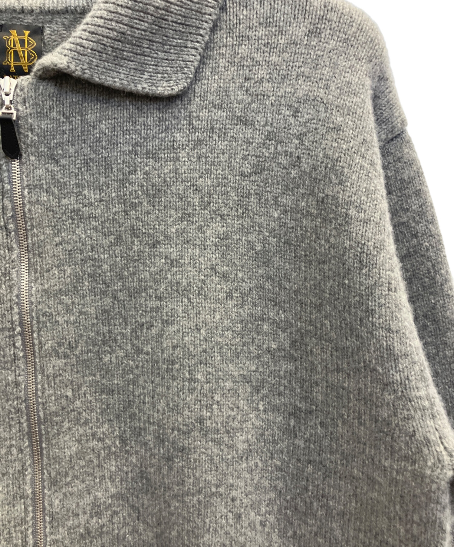 中古・古着通販】BATONER (バトナ―) 厚手カーディガン グレー サイズ:1