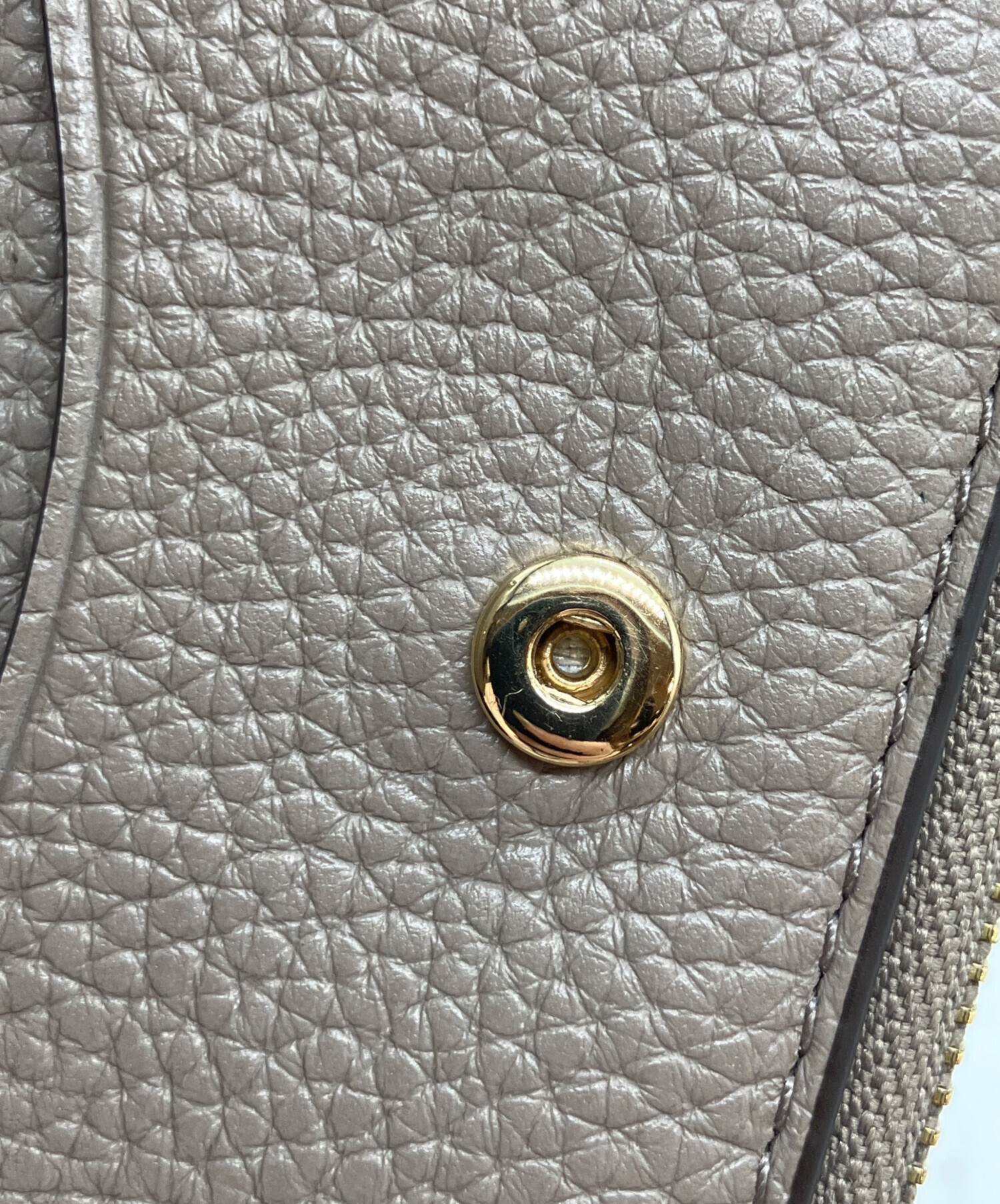 中古・古着通販】TORY BURCH (トリーバーチ) 2つ折り財布 ベージュ