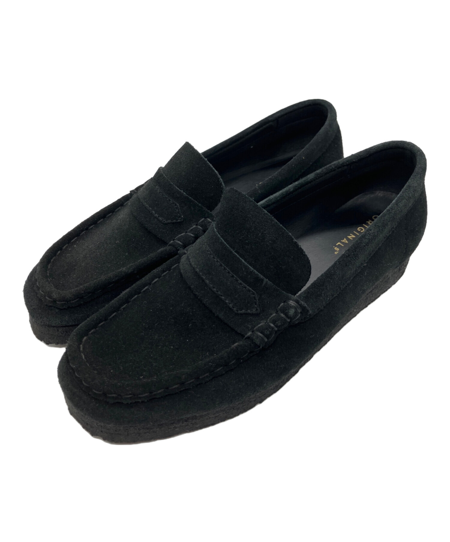 中古・古着通販】CLARKS (クラークス) ワラビーローファー Black