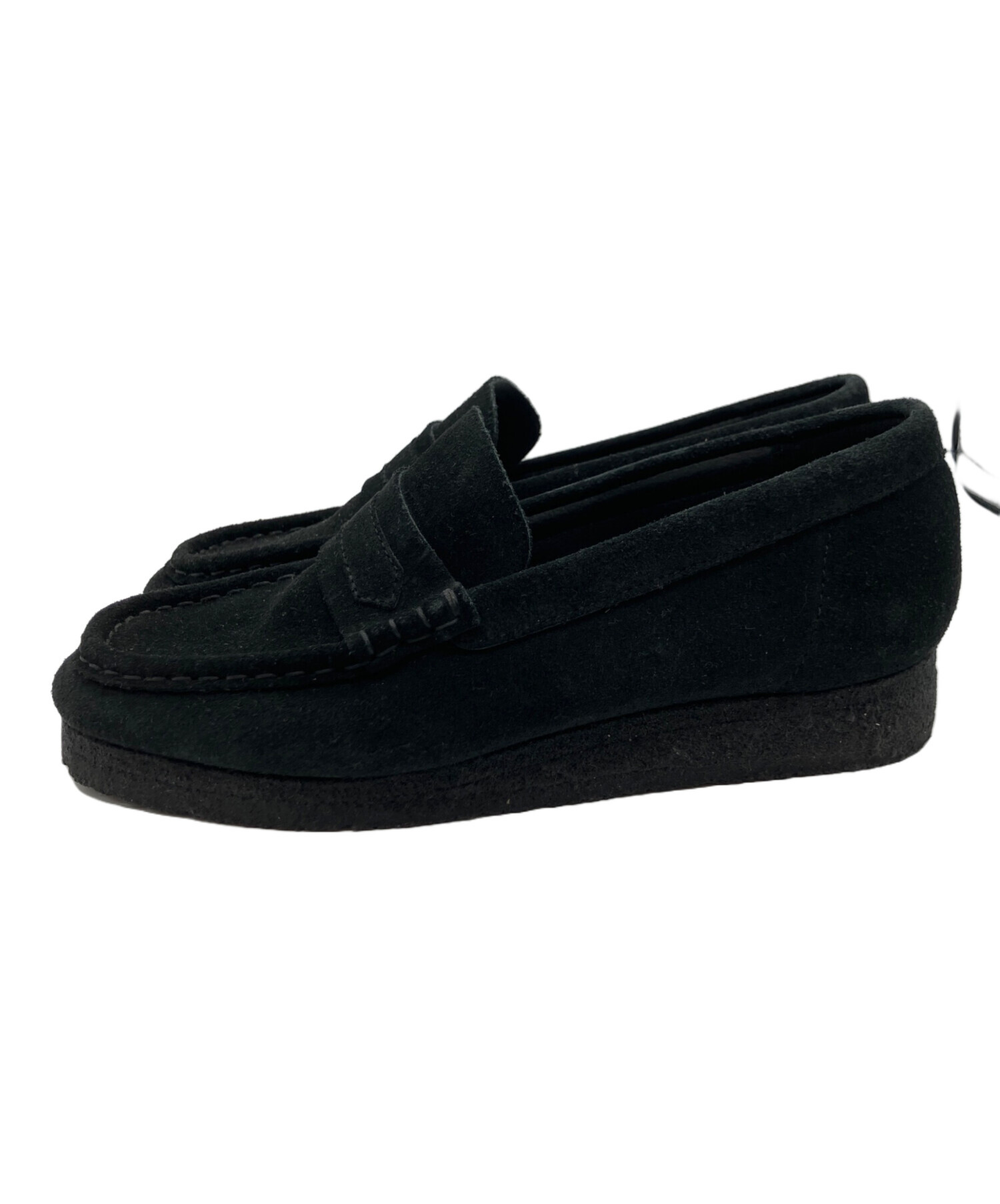 中古・古着通販】CLARKS (クラークス) ワラビーローファー Black
