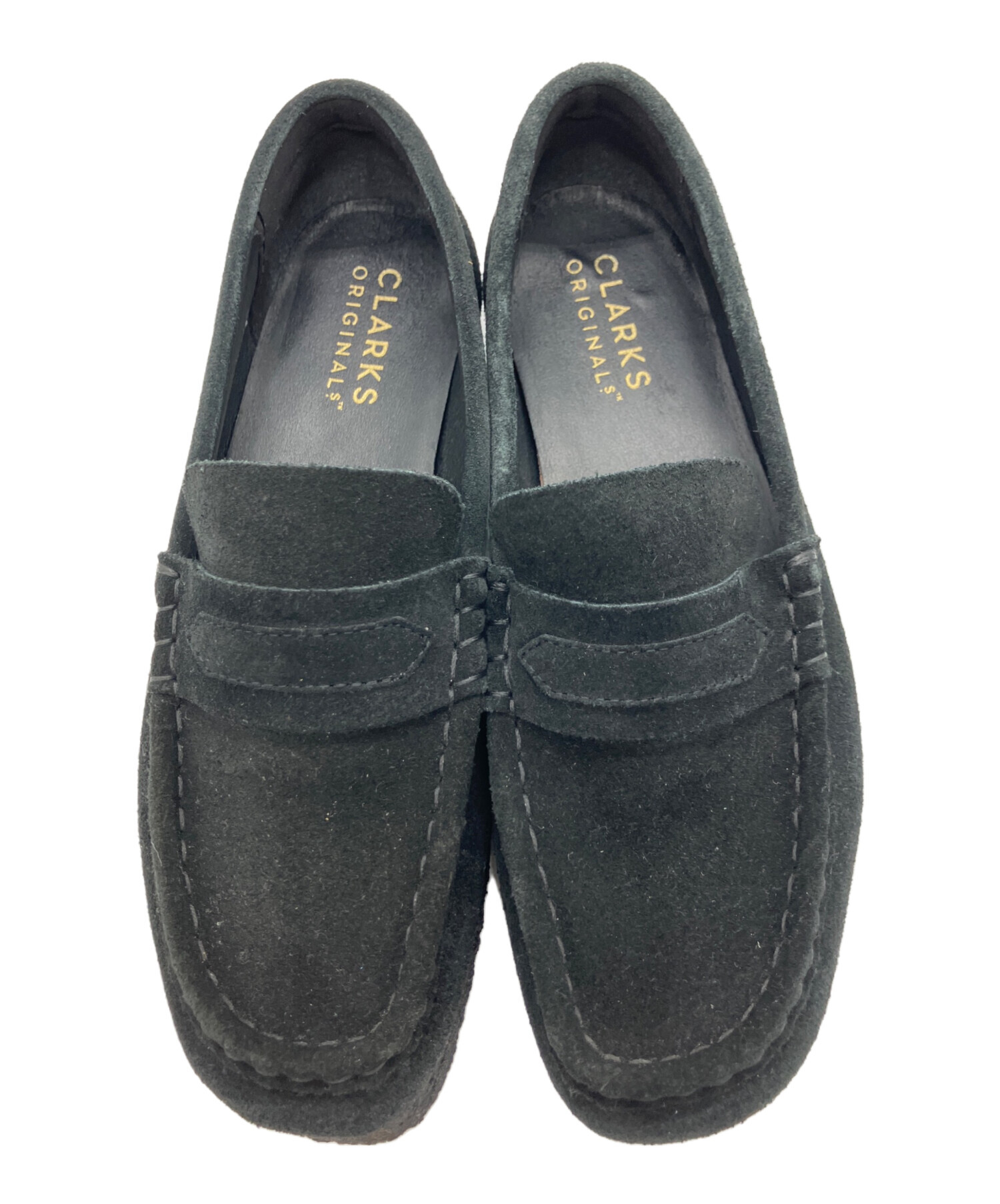 中古・古着通販】CLARKS (クラークス) ワラビーローファー Black