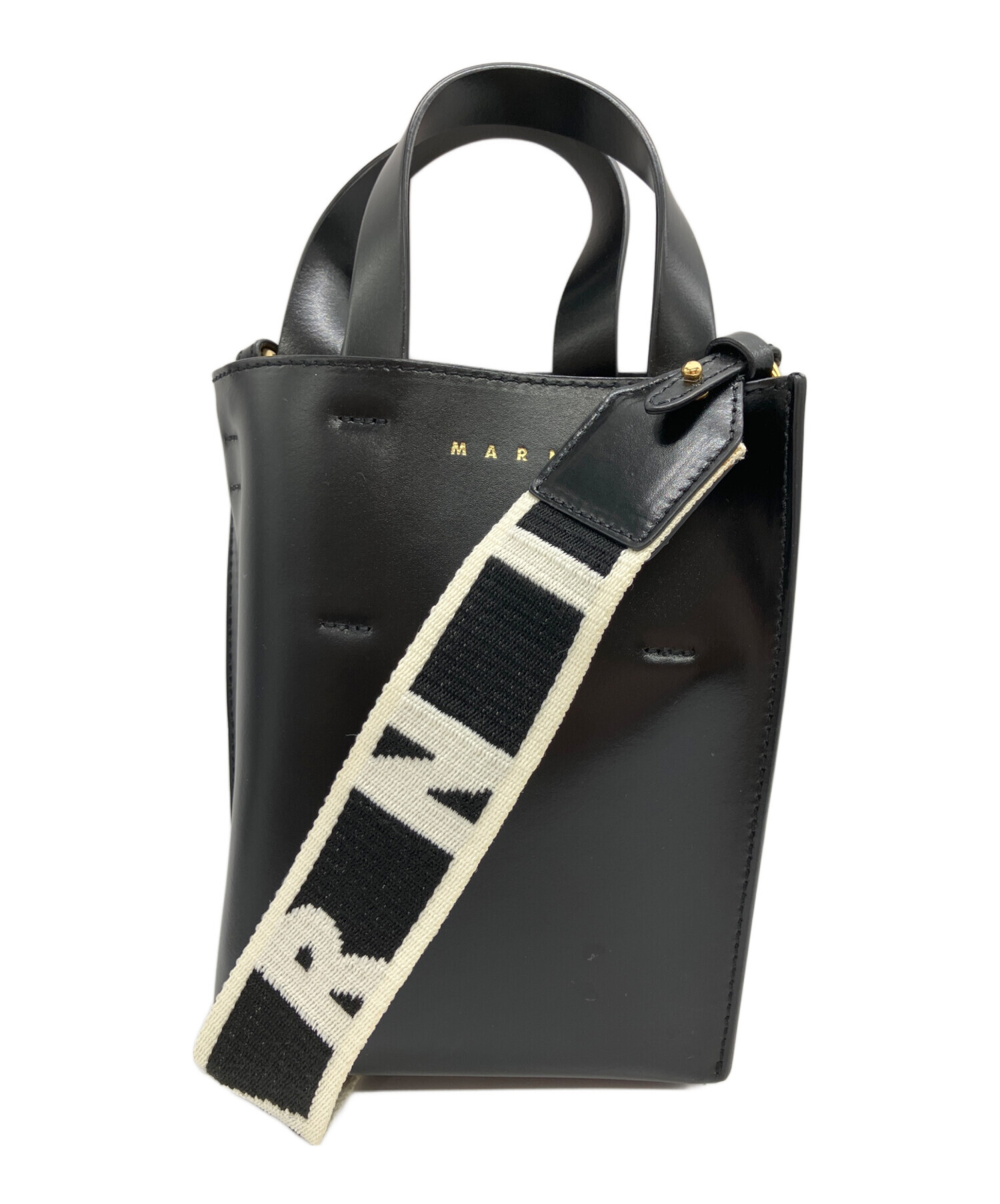 中古・古着通販】MARNI (マルニ) MUSEO BAG NANO ブラック｜ブランド