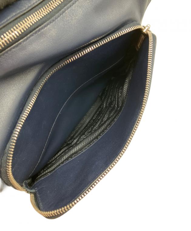 中古・古着通販】PRADA (プラダ) ダブルストラップ メッセンジャー