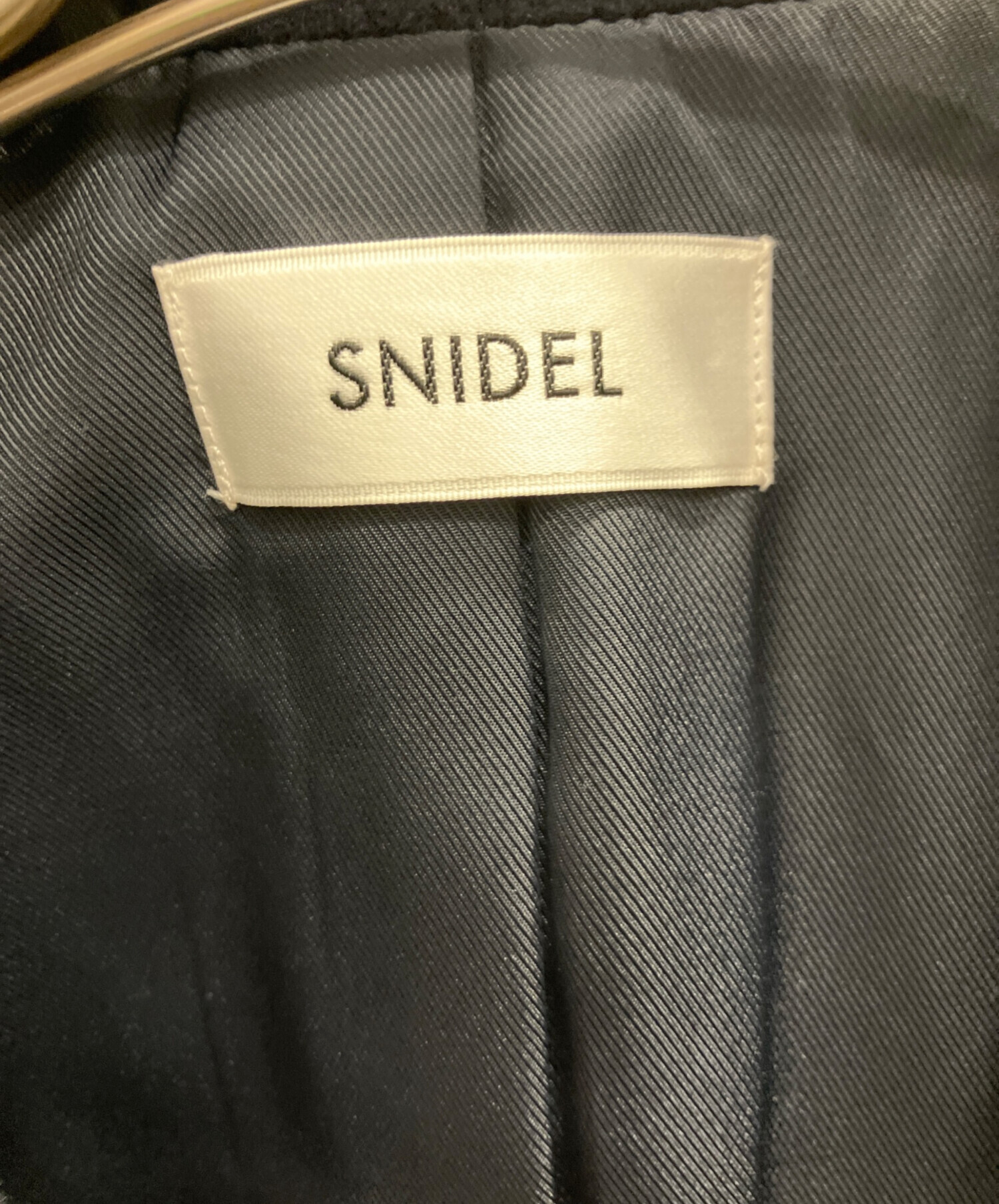中古・古着通販】Snidel (スナイデル) ウールショートPコート ネイビー