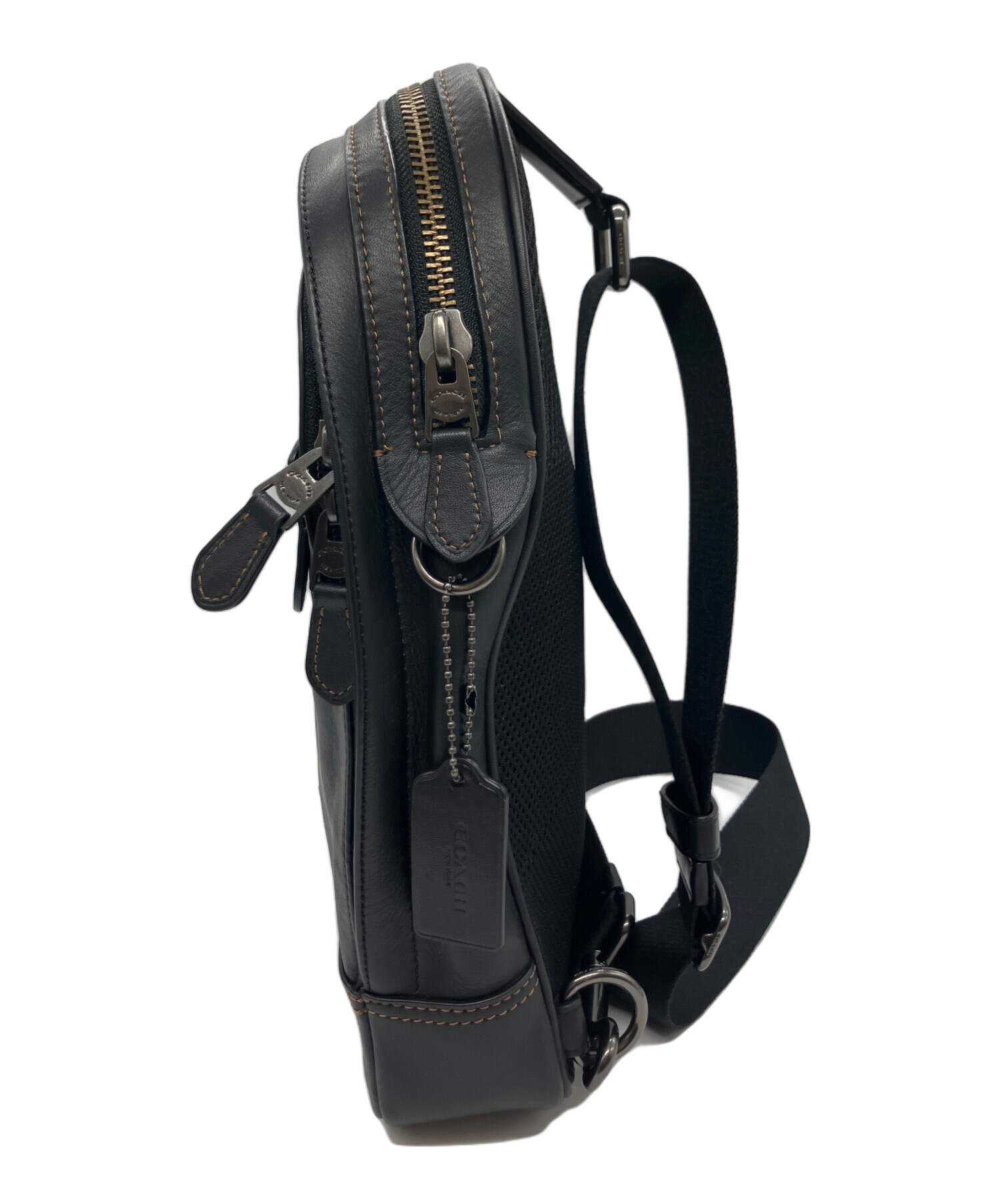 中古・古着通販】COACH (コーチ) グラハムレザー スリングボディバッグ