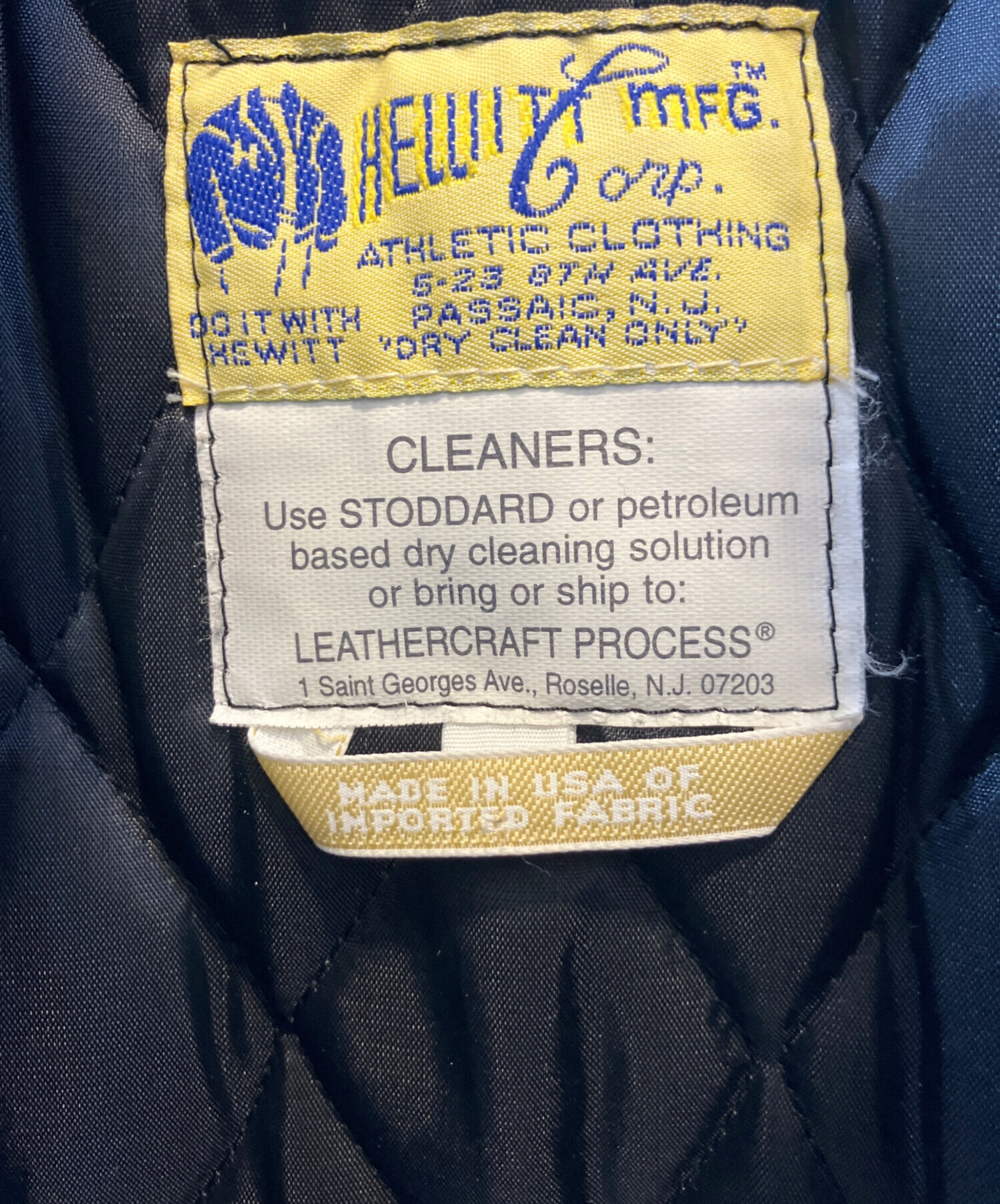 中古・古着通販】HEWITT MFG (ヒューイットエフエムジー) スタジャン