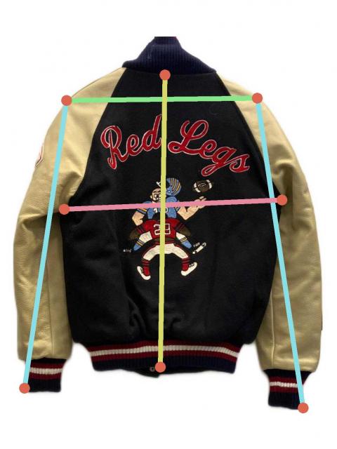 中古・古着通販】HEWITT MFG (ヒューイットエフエムジー) スタジャン