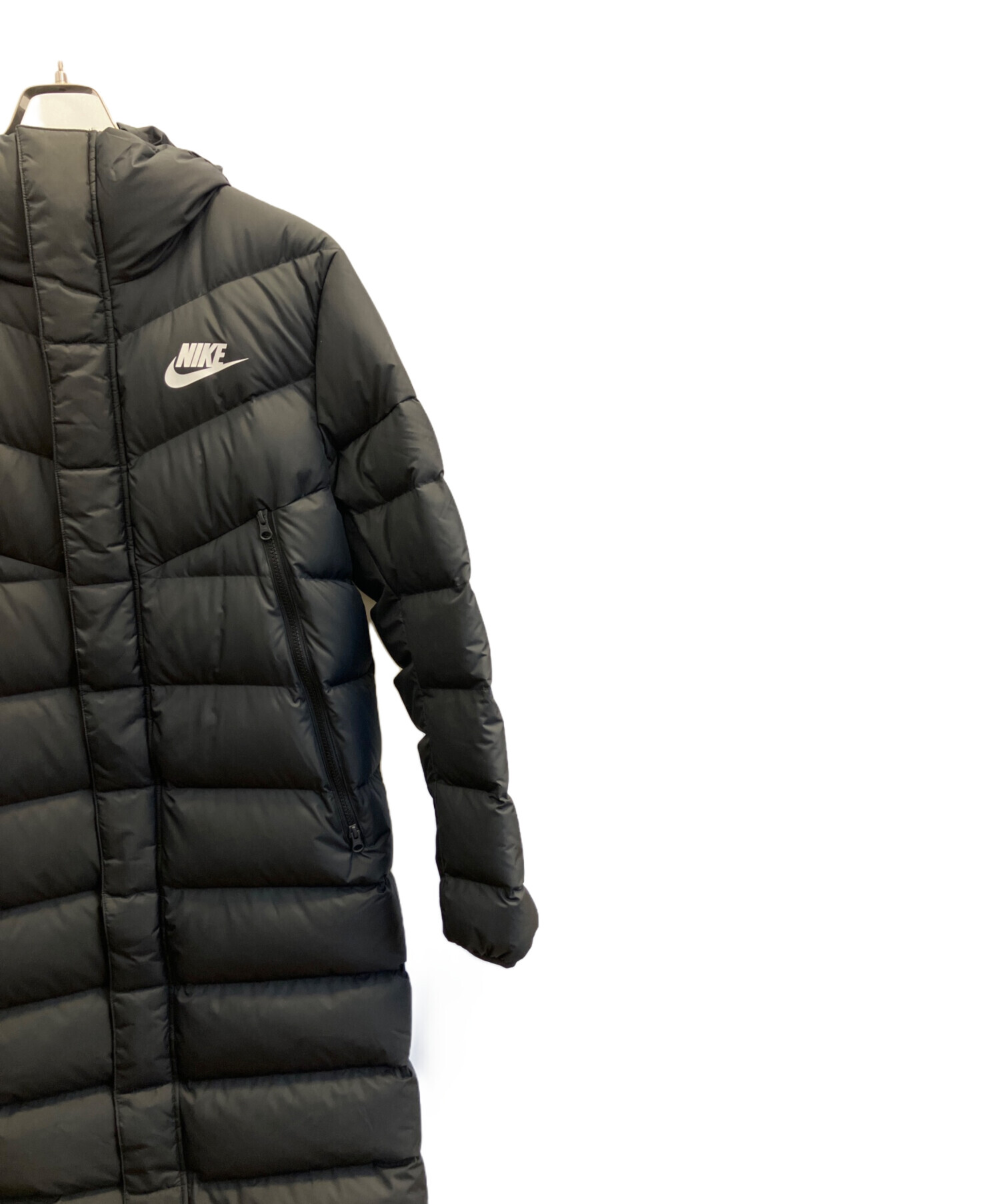 中古・古着通販】NIKE (ナイキ) ダウンコート ブラック サイズ:М