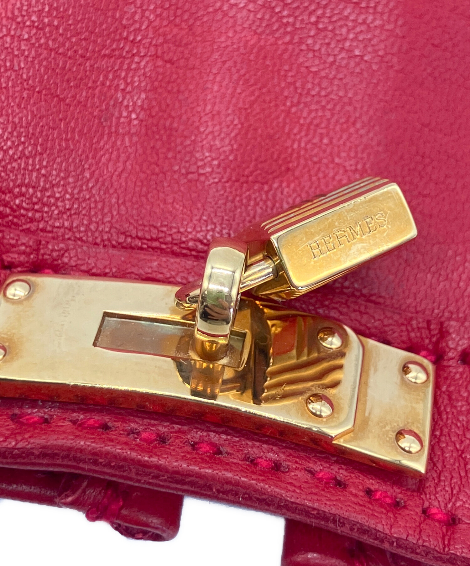 中古・古着通販】HERMES (エルメス) ケリーチャームレザーグローブ