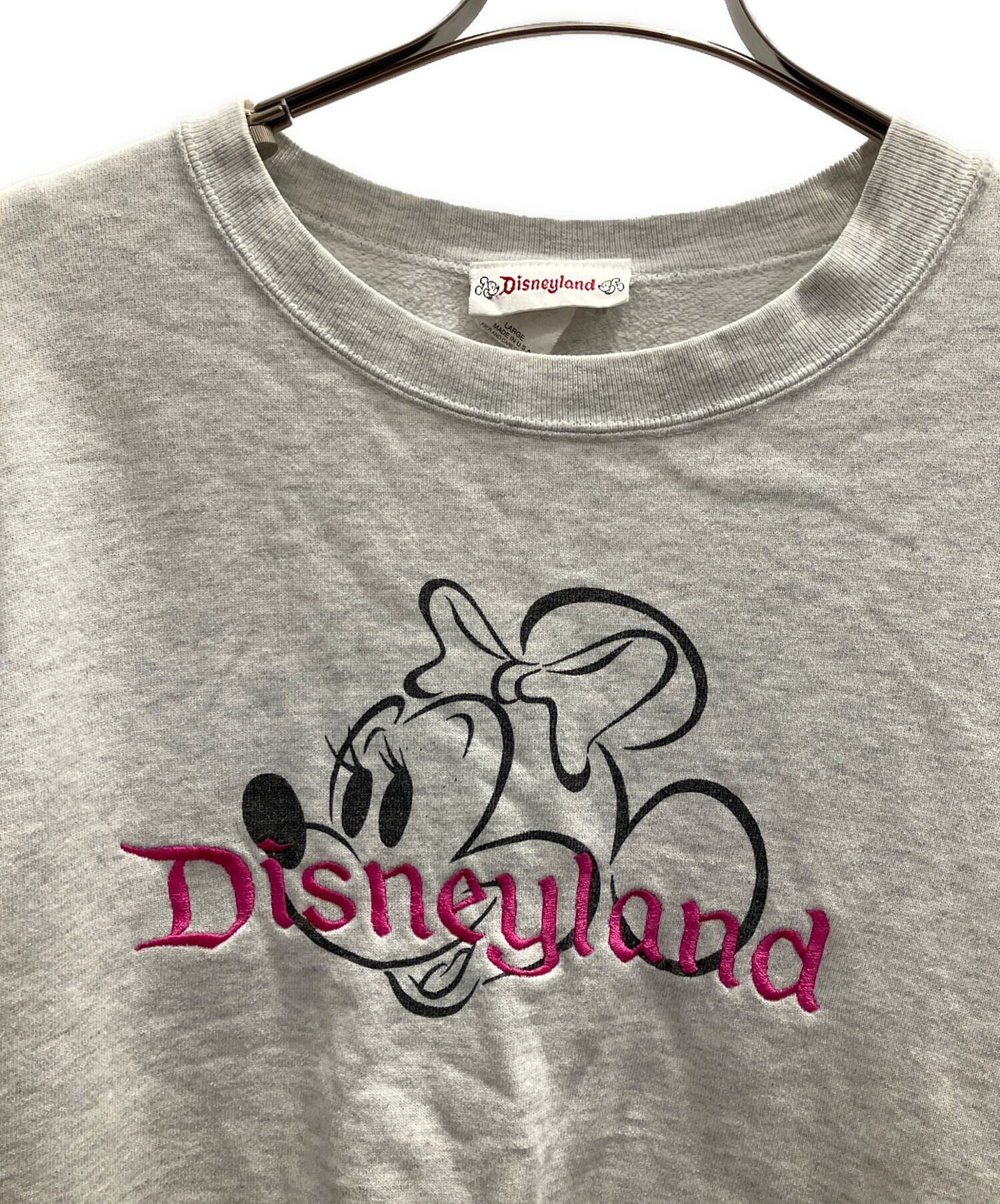 【美品】完売品 WIND AND SEA ディズニーコラボ　スウェット Ｌグレー 中古・古着通販】DISNEY (ディズニー) スウェット グレー サイズ:L