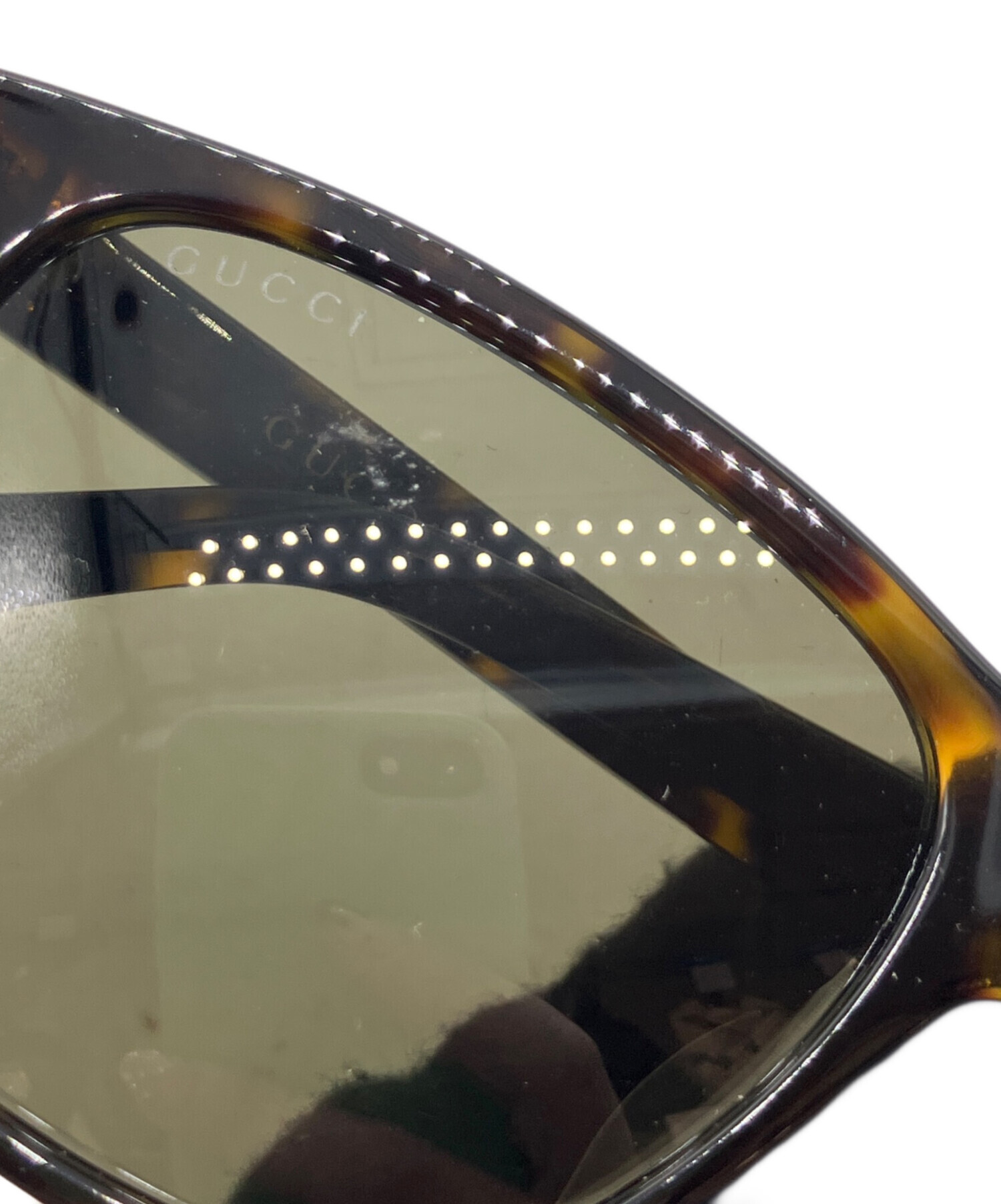 中古・古着通販】GUCCI (グッチ) サングラス ブラウン サイズ:54□16