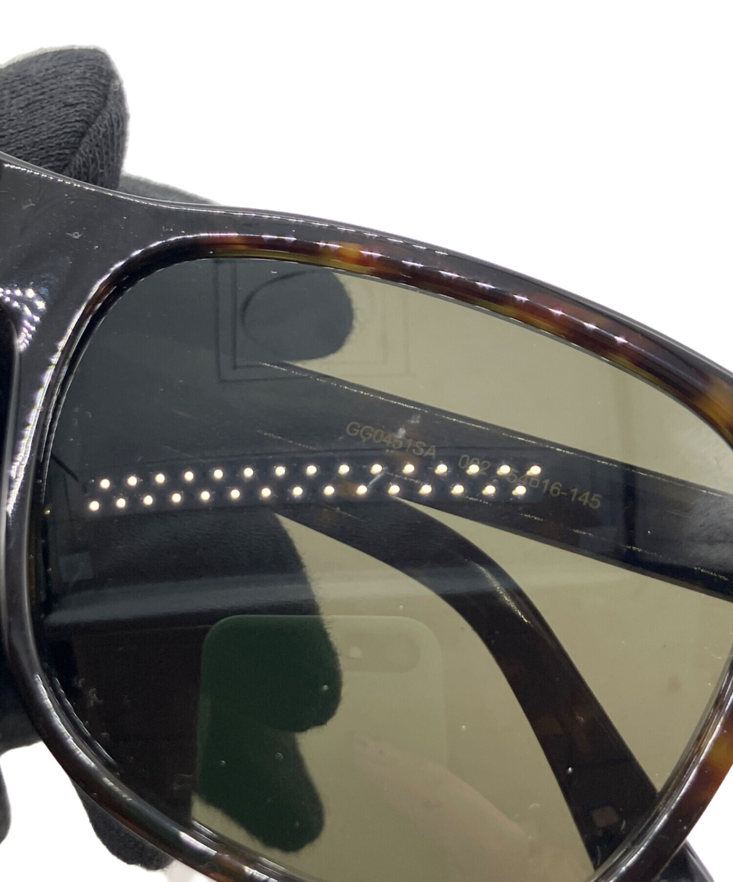 中古・古着通販】GUCCI (グッチ) サングラス ブラウン サイズ:54□16