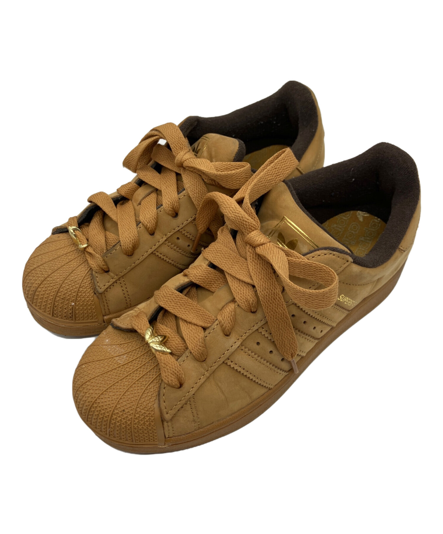 中古・古着通販】adidas (アディダス) SUPER STAR ブラウン サイズ