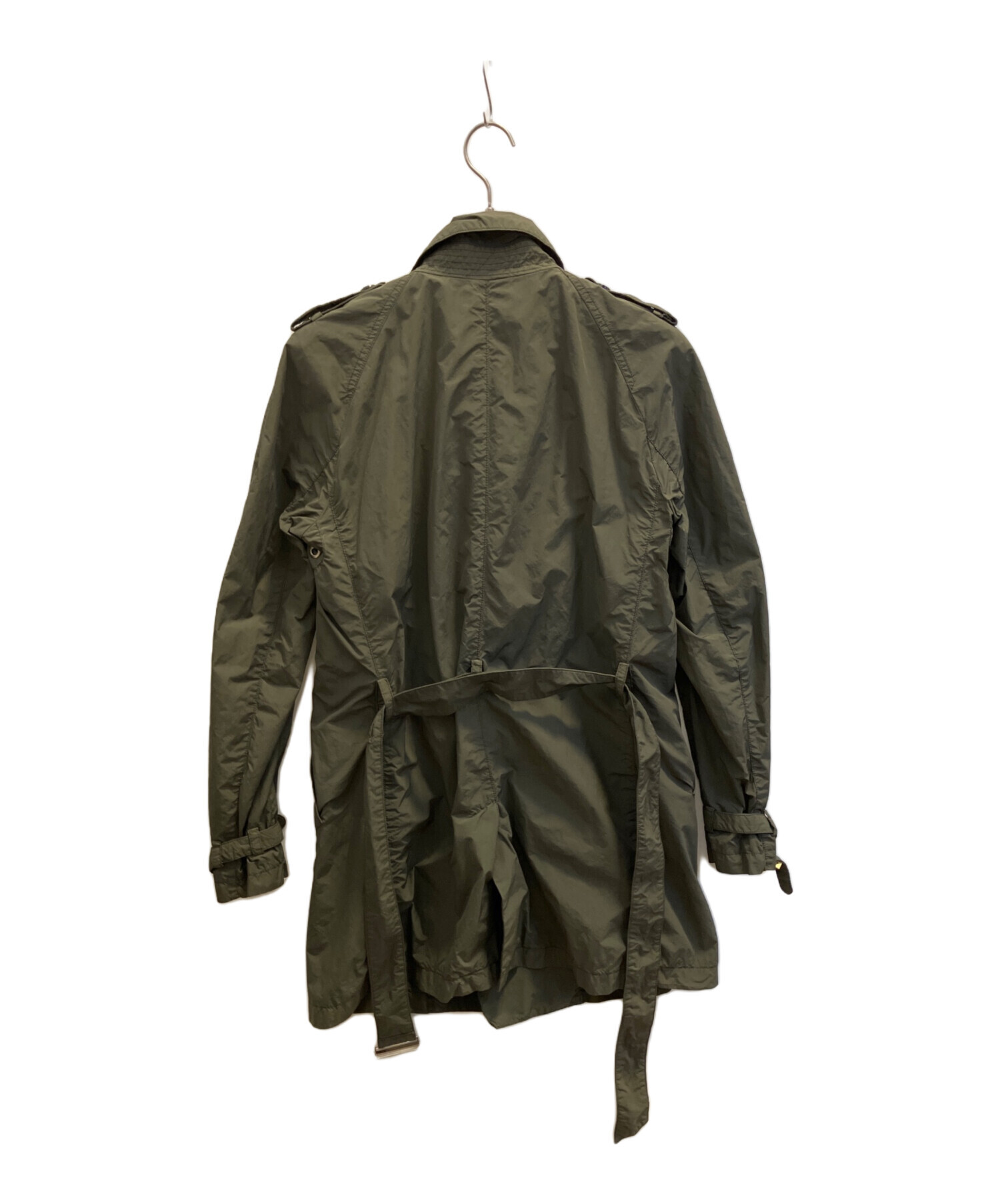 中古・古着通販】VALENTINO (ヴァレンティノ) トレンチコート グリーン