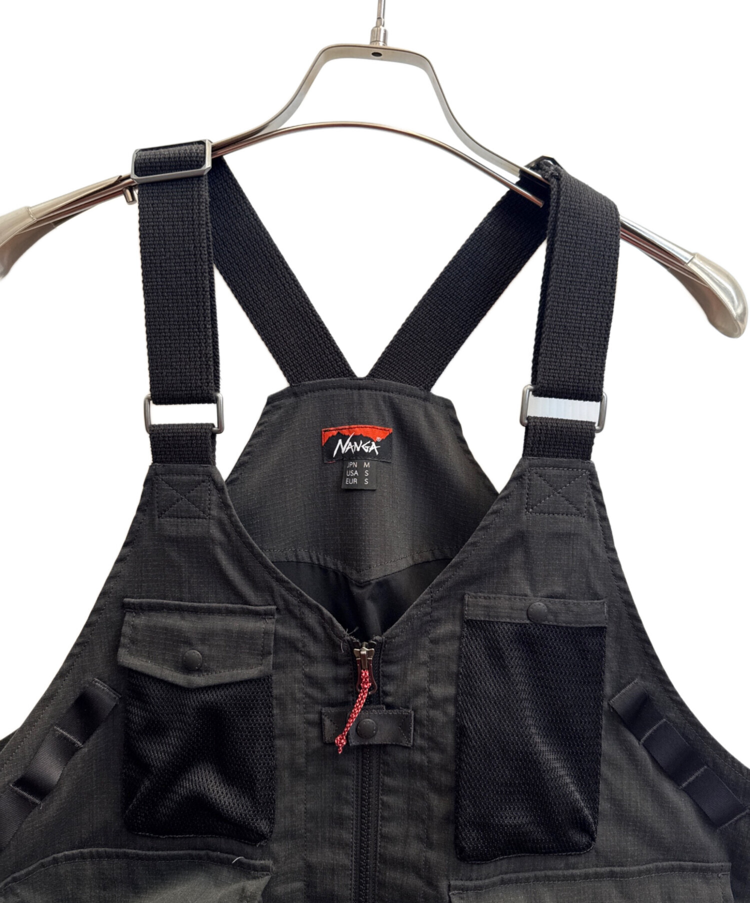 NANGA ブラック フィッシングベスト L　中古　メンズ 中古・古着通販】NANGA (ナンガ) フィールドベスト ブラック サイズ:М