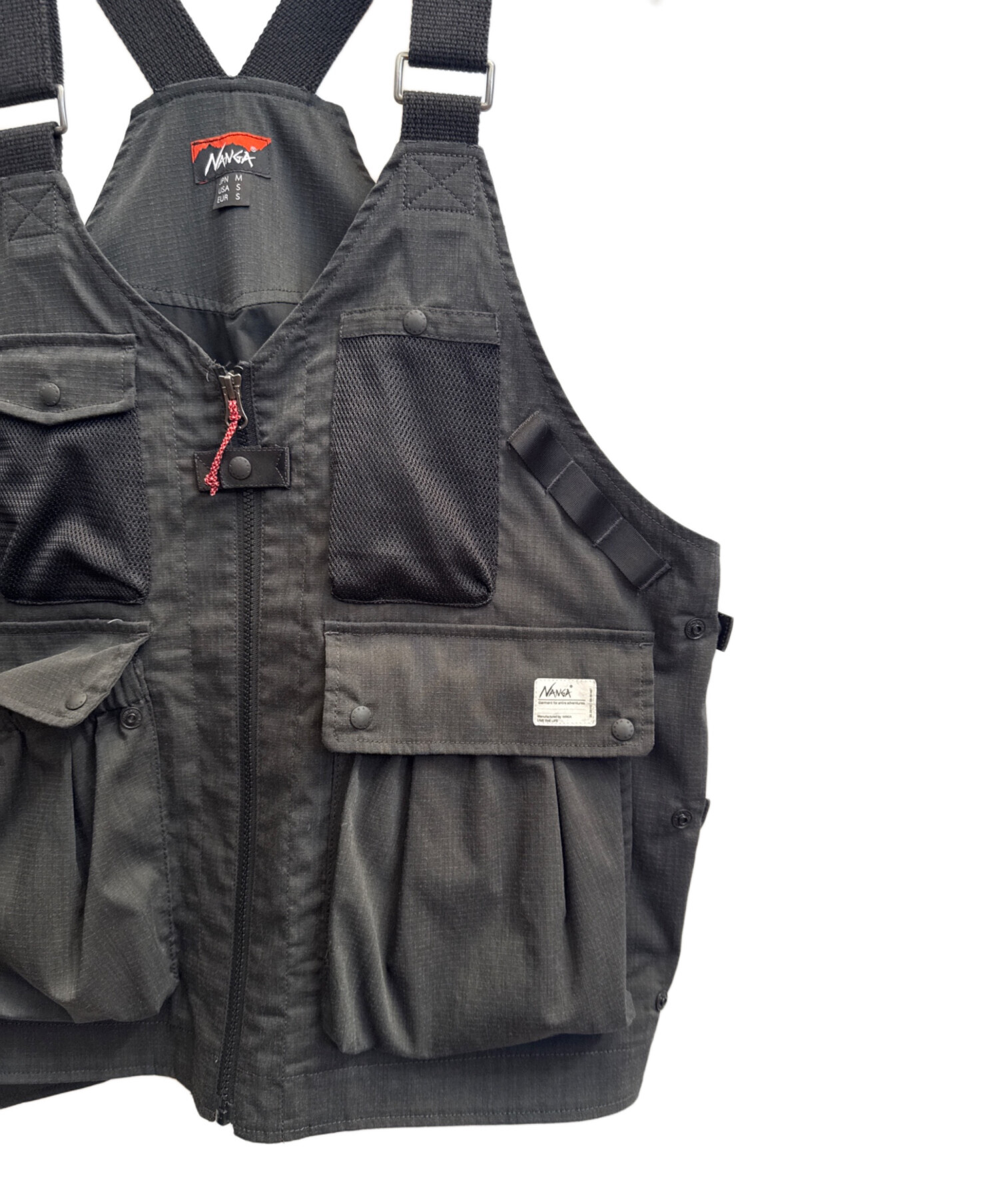 中古・古着通販】NANGA (ナンガ) フィールドベスト ブラック サイズ:М