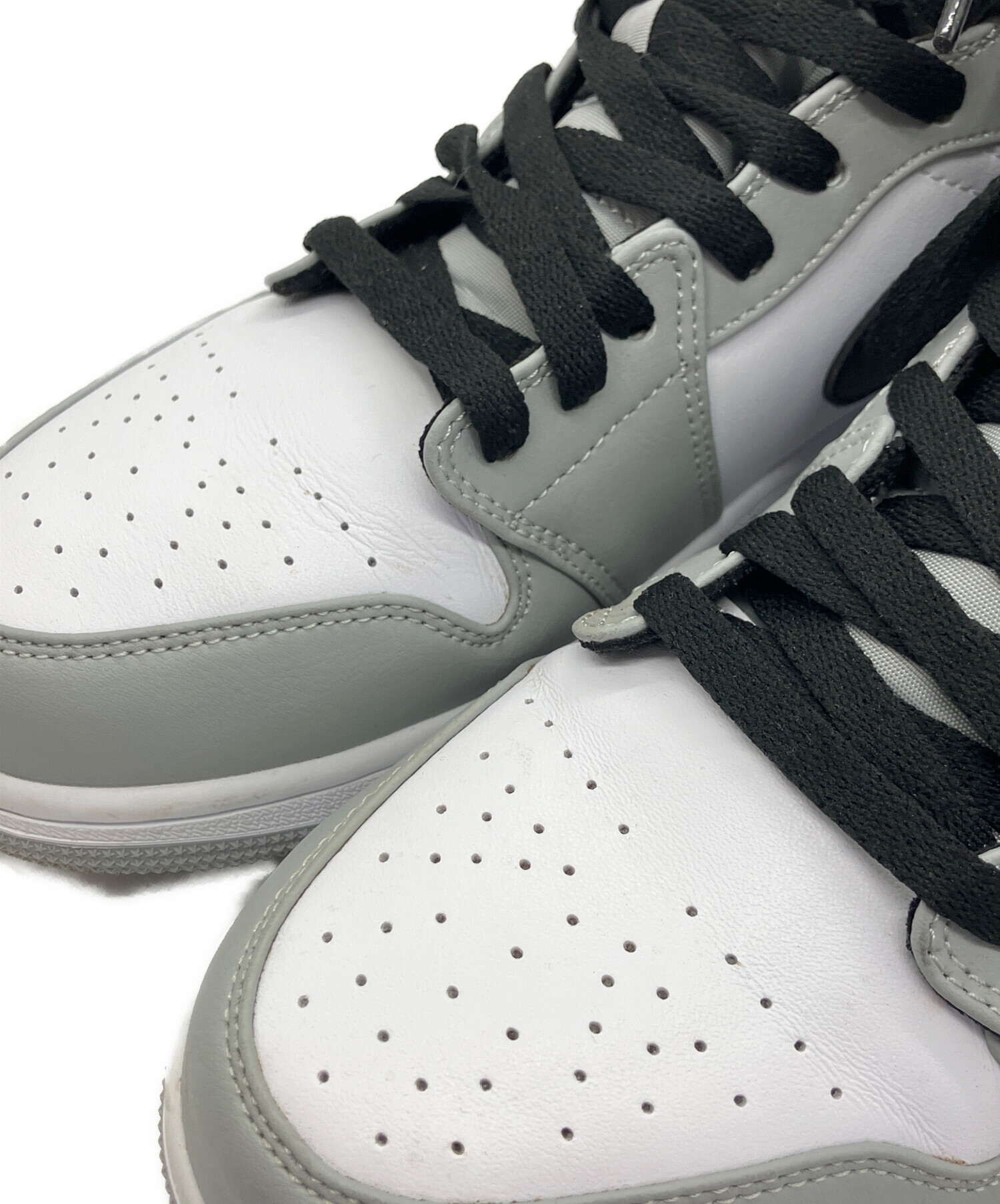 中古・古着通販】NIKE (ナイキ) Air Jordan 1 Mid Light Smoke Grey 