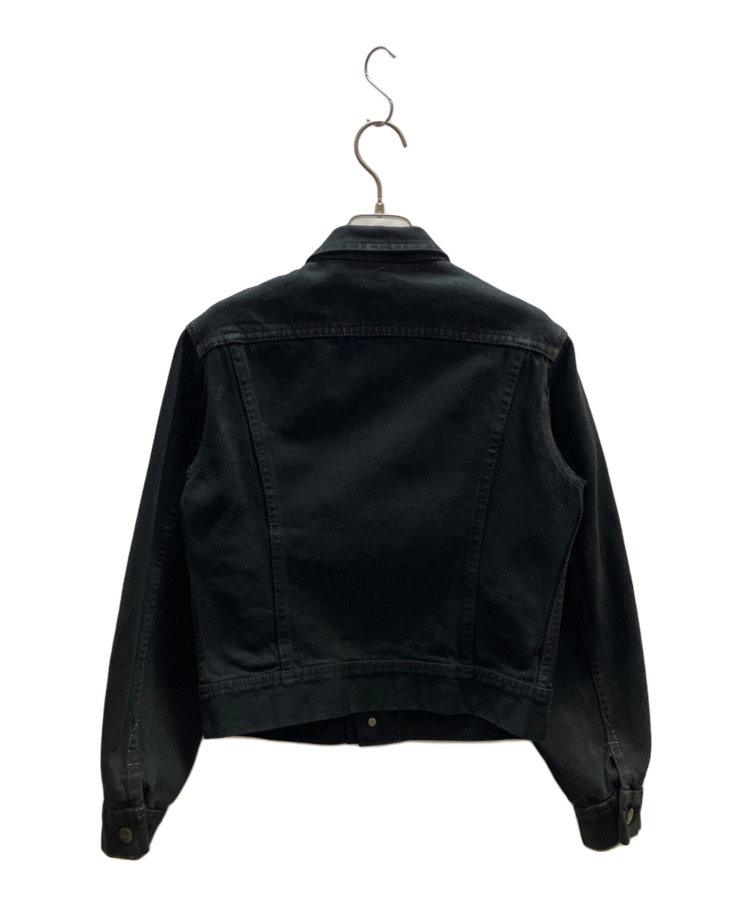 中古・古着通販】LEE (リー) デニムジャケット ブラック サイズ:16
