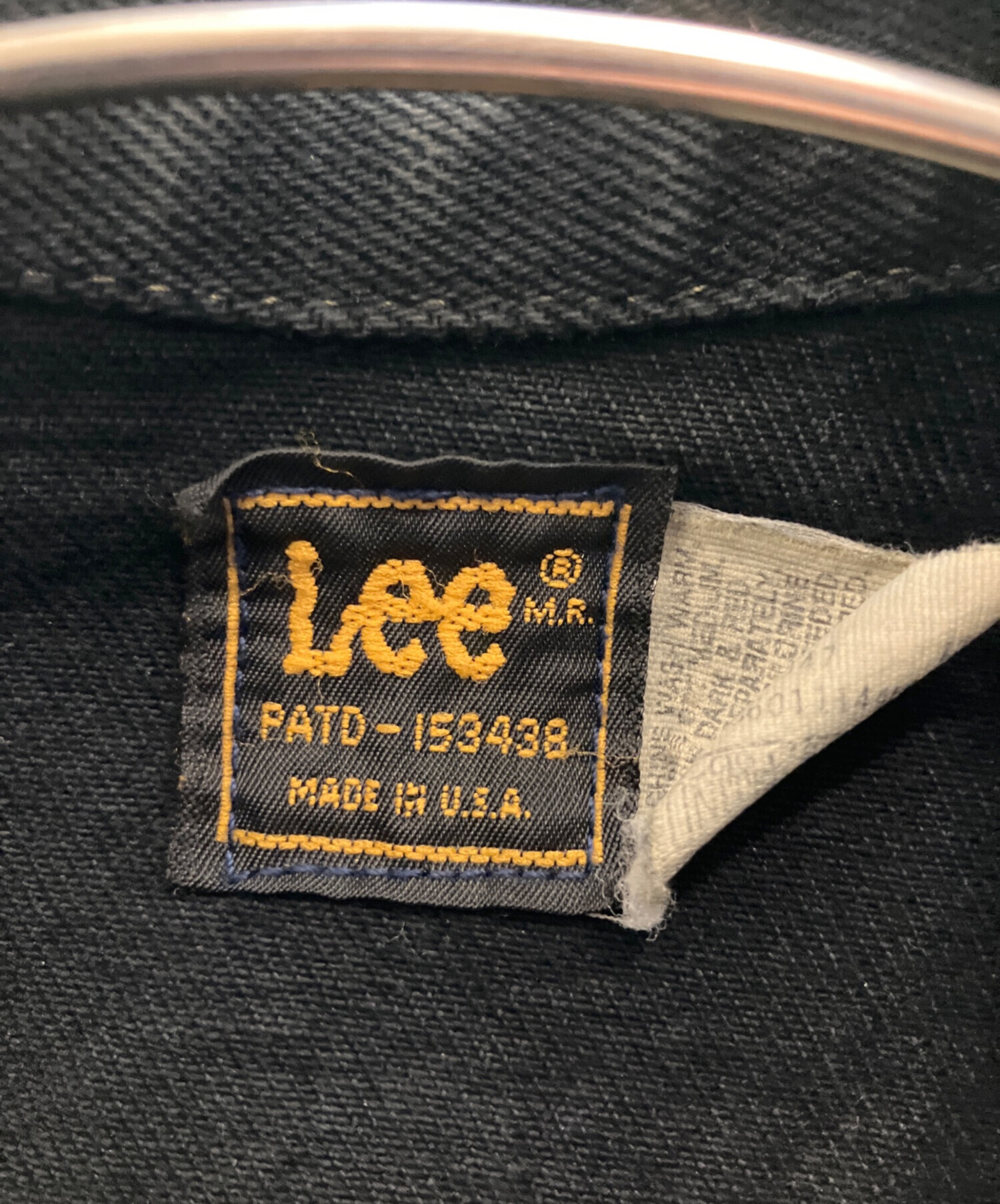 中古・古着通販】LEE (リー) デニムジャケット ブラック サイズ:16