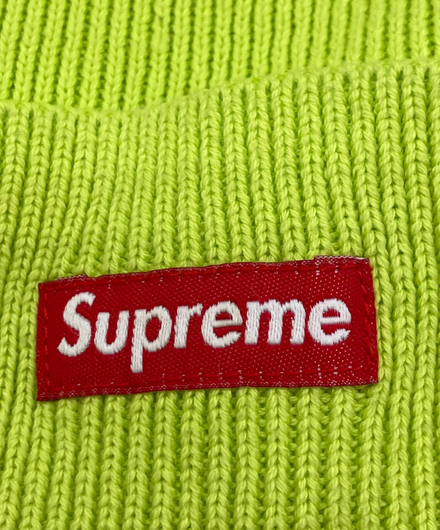 中古・古着通販】SUPREME (シュプリーム) ニット帽 黄緑｜ブランド